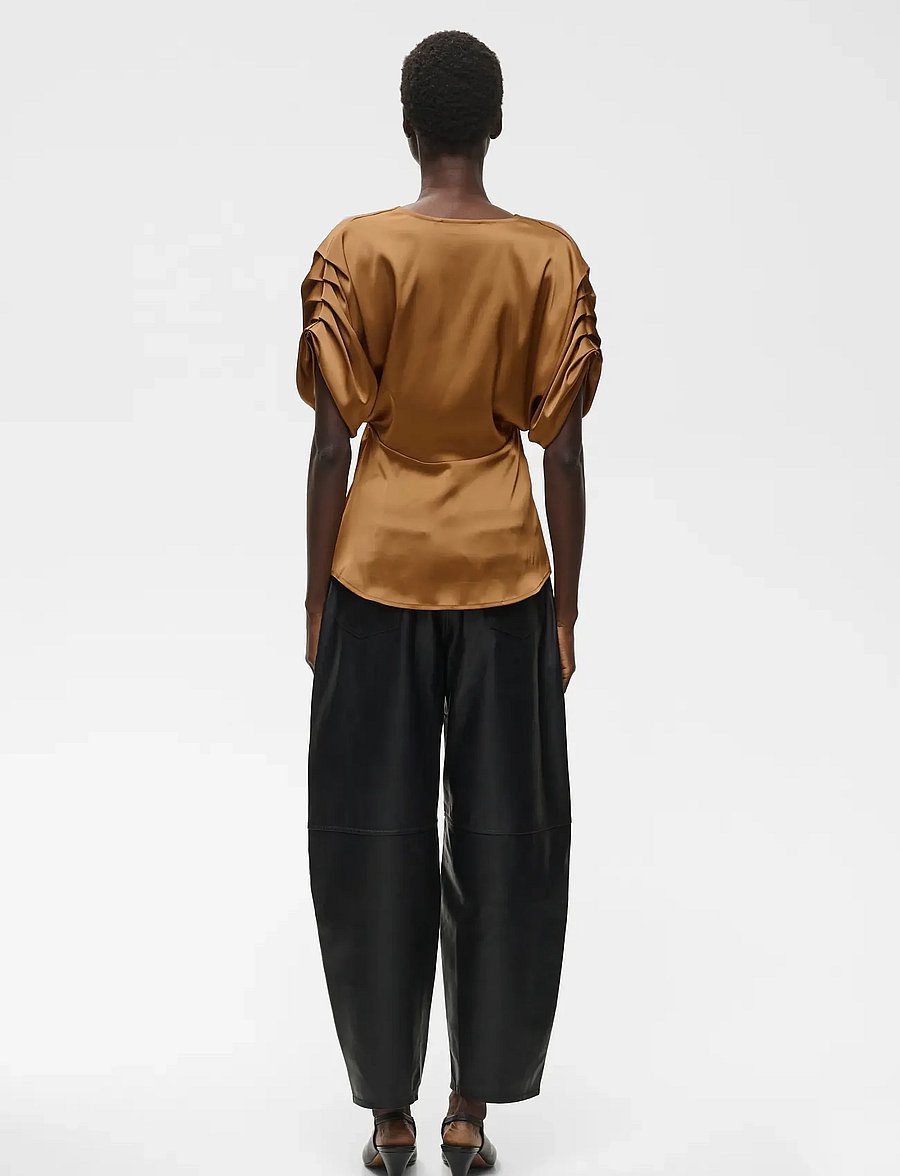 InWear - OAKKIIW TOP - kortærmede bluser - tobacco brown - 4