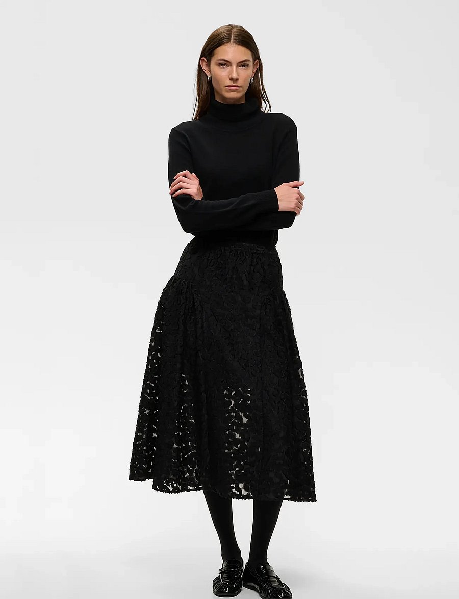 InWear - OMEGAIW SKIRT - midi-röcke - black - 3