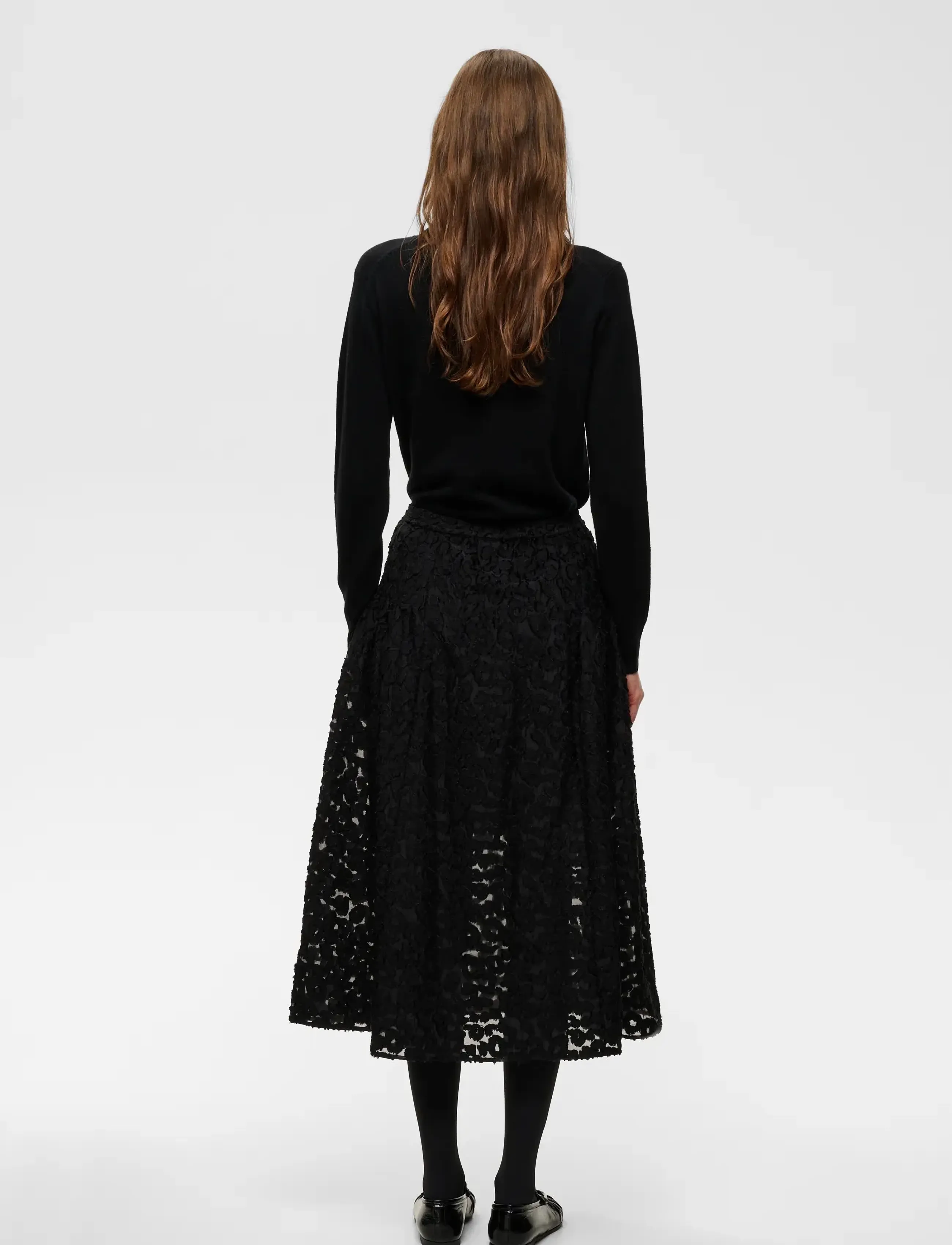 InWear - OMEGAIW SKIRT - midi-röcke - black - 4