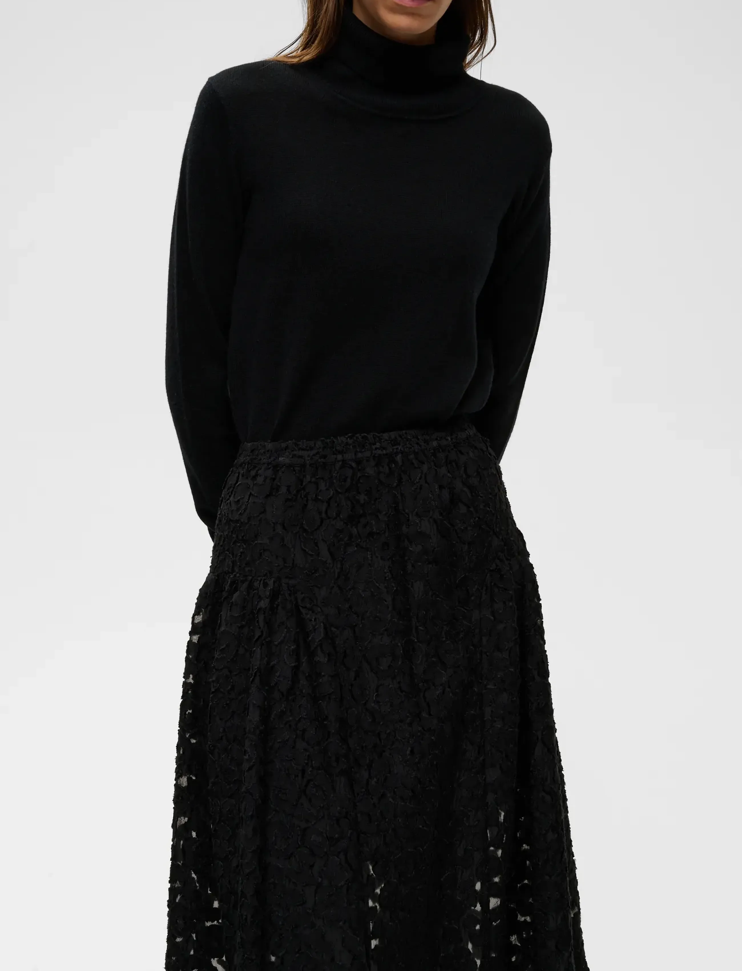 InWear - OMEGAIW SKIRT - midi-röcke - black - 5