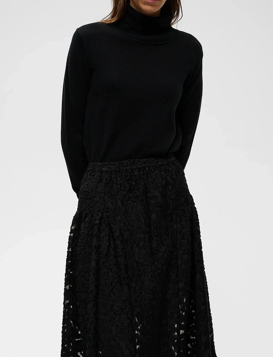 InWear - OMEGAIW SKIRT - midi-röcke - black - 5