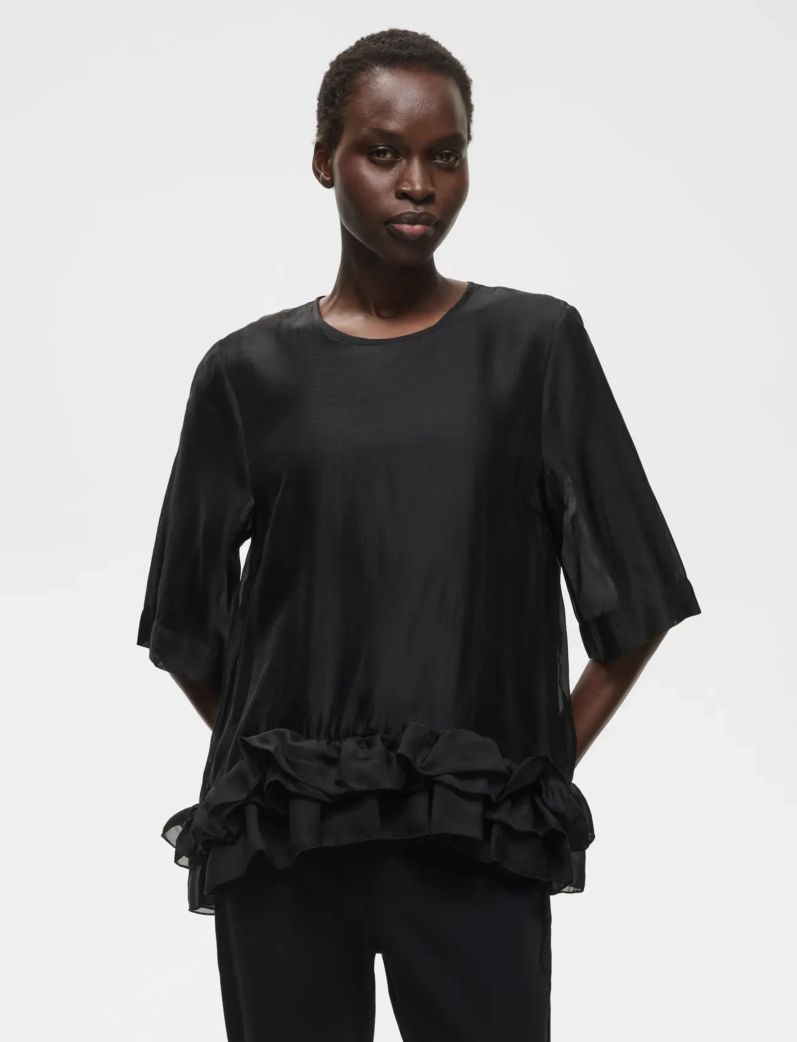 InWear ORANGEIW TOP - InWear - BLACK / black