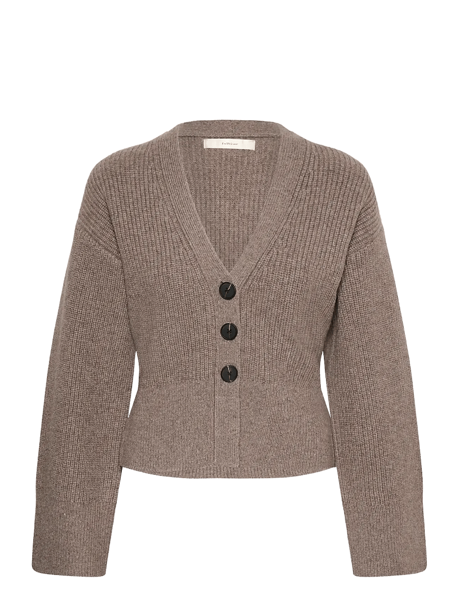 InWear - NOOMIIW KAXY CARDIGAN - strickjacken - cinder melange - 1