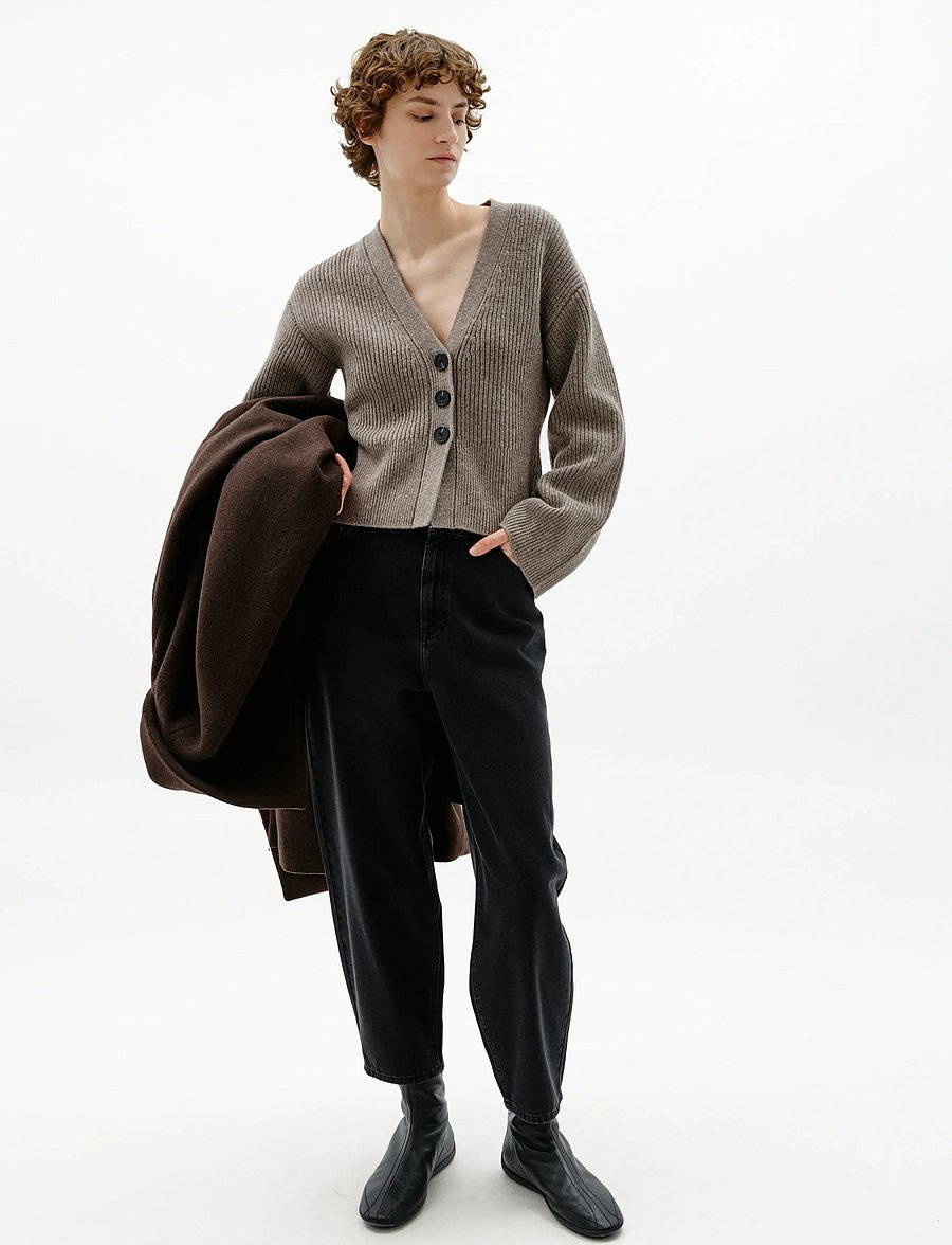InWear - NOOMIIW KAXY CARDIGAN - strickjacken - cinder melange - 3