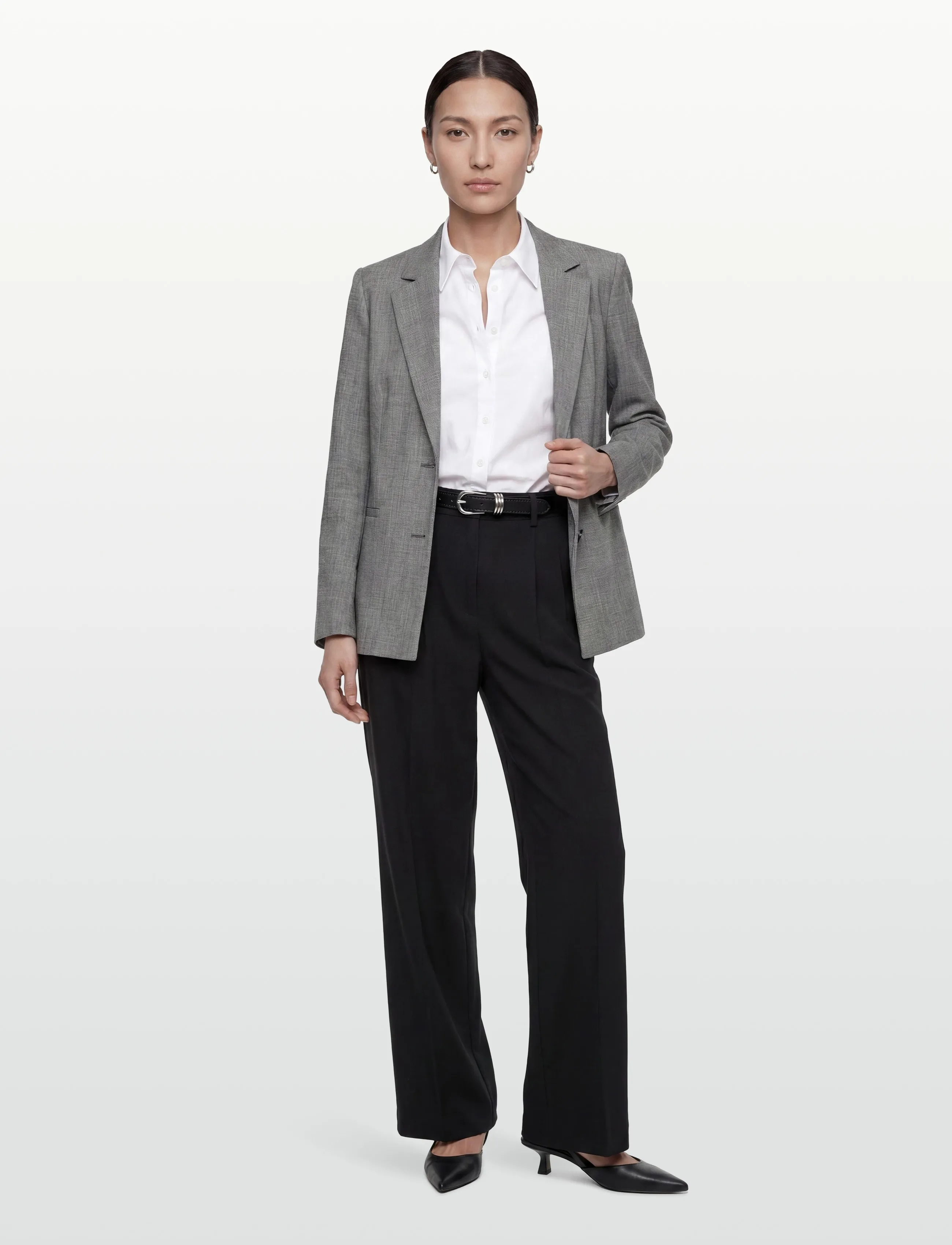 InWear Cadieiw Mel Core Blazer, 32, Grey, Blazere > Enkeltradede Blazere, Dame