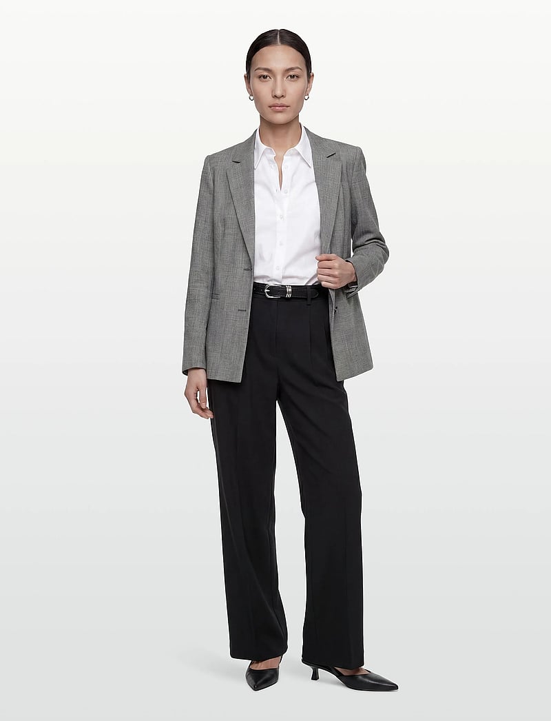 InWear - CADIEIW MEL CORE BLAZER - enkelknäppta kavajer - new light grey melange - 0