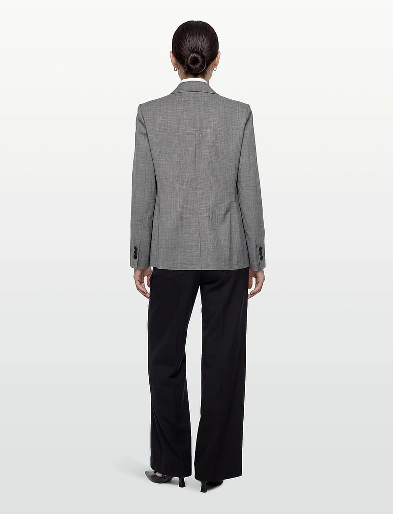 InWear - CADIEIW MEL CORE BLAZER - enkelknäppta kavajer - new light grey melange - 4