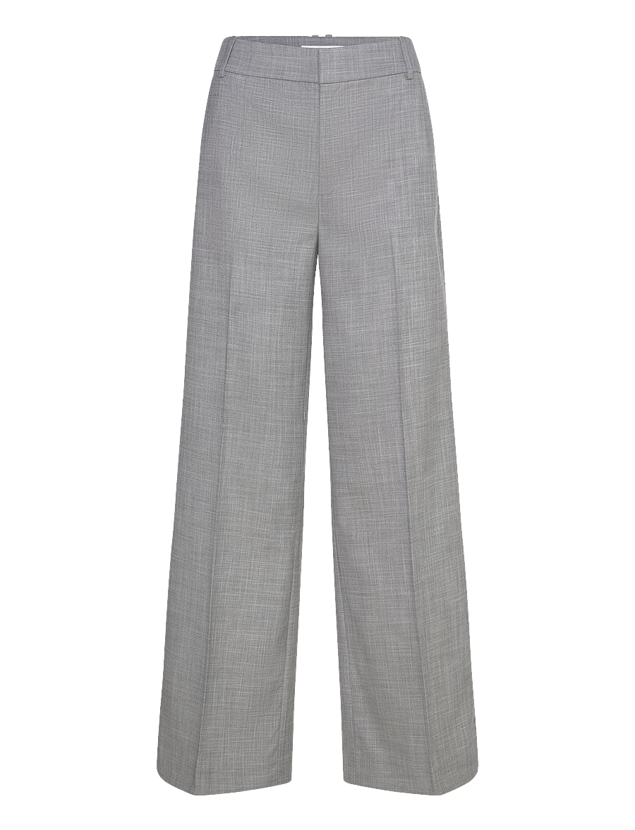 InWear - CADIEIW MEL CORE PANT - anzugshosen - new light grey melange - 1