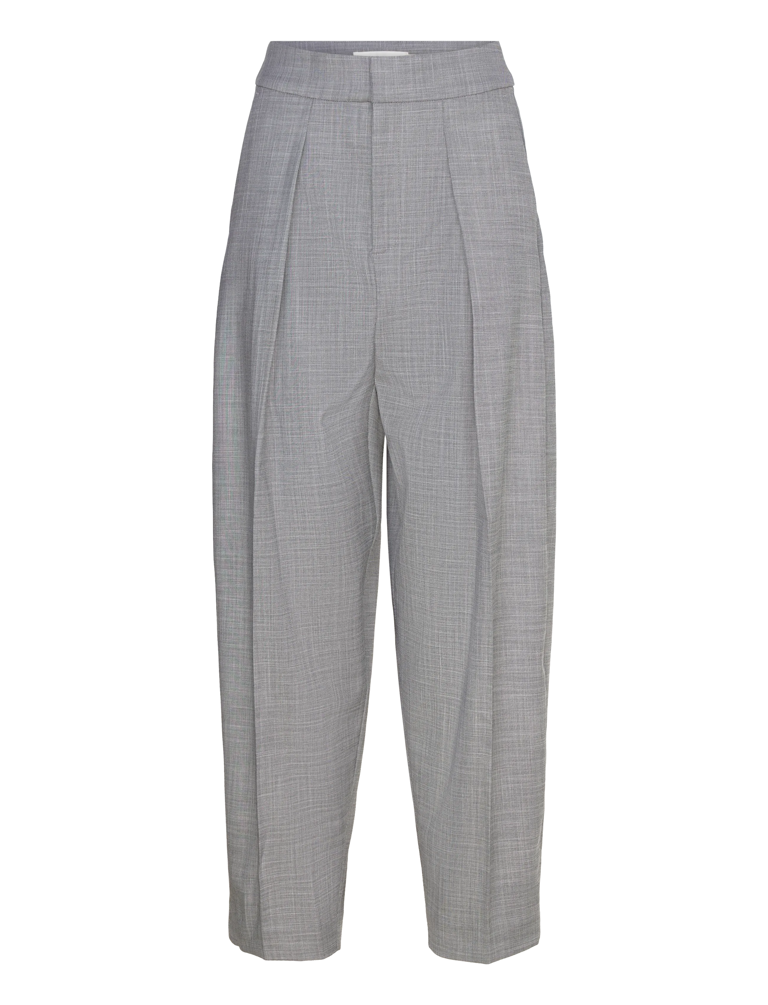 InWear CADIEIW MEL CORE BARREL PANT - Hosen - NEW LIGHT GREY MELANGE / grey