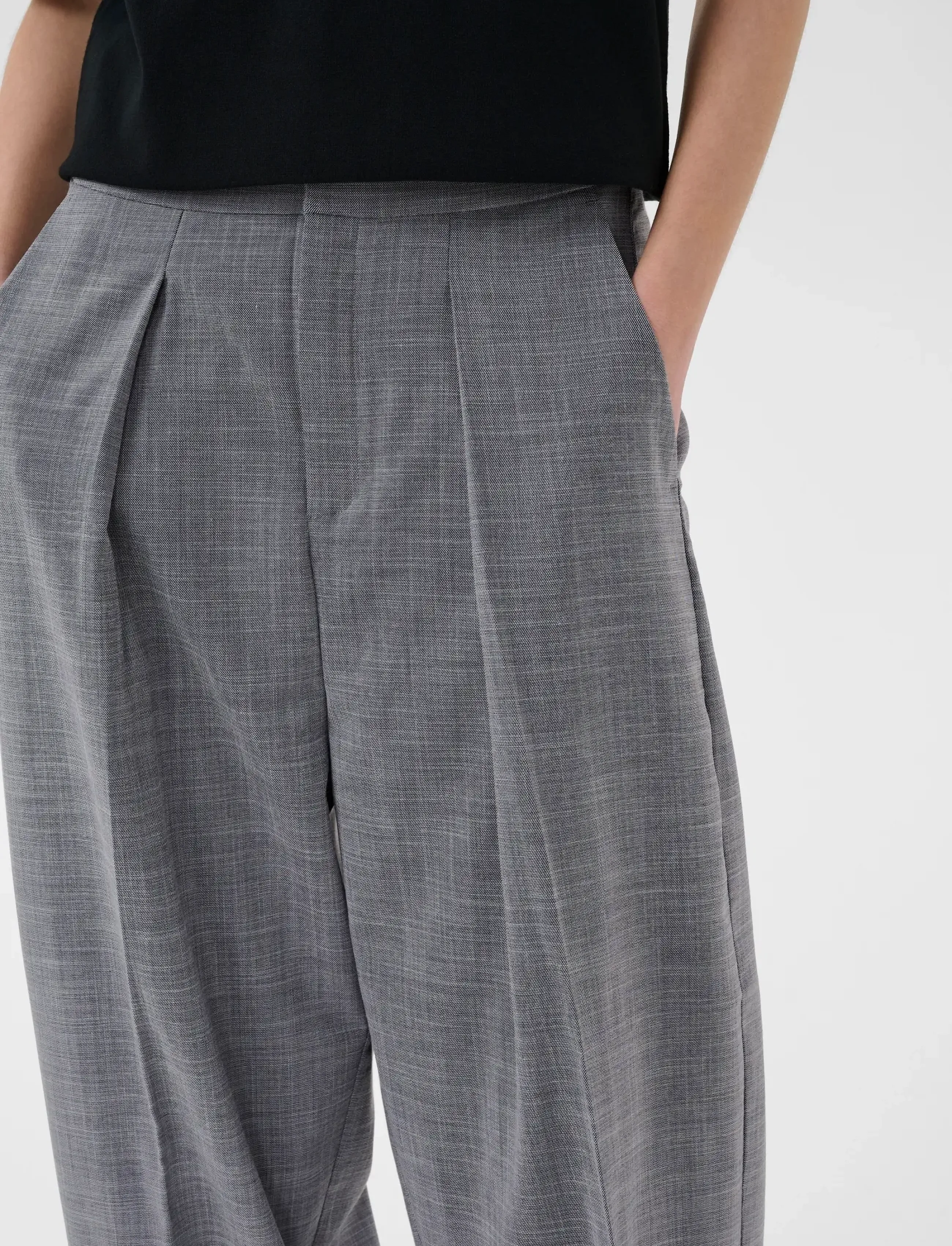 InWear Cadieiw Mel Core Barrel Pant cargobyxor dam – bild 5