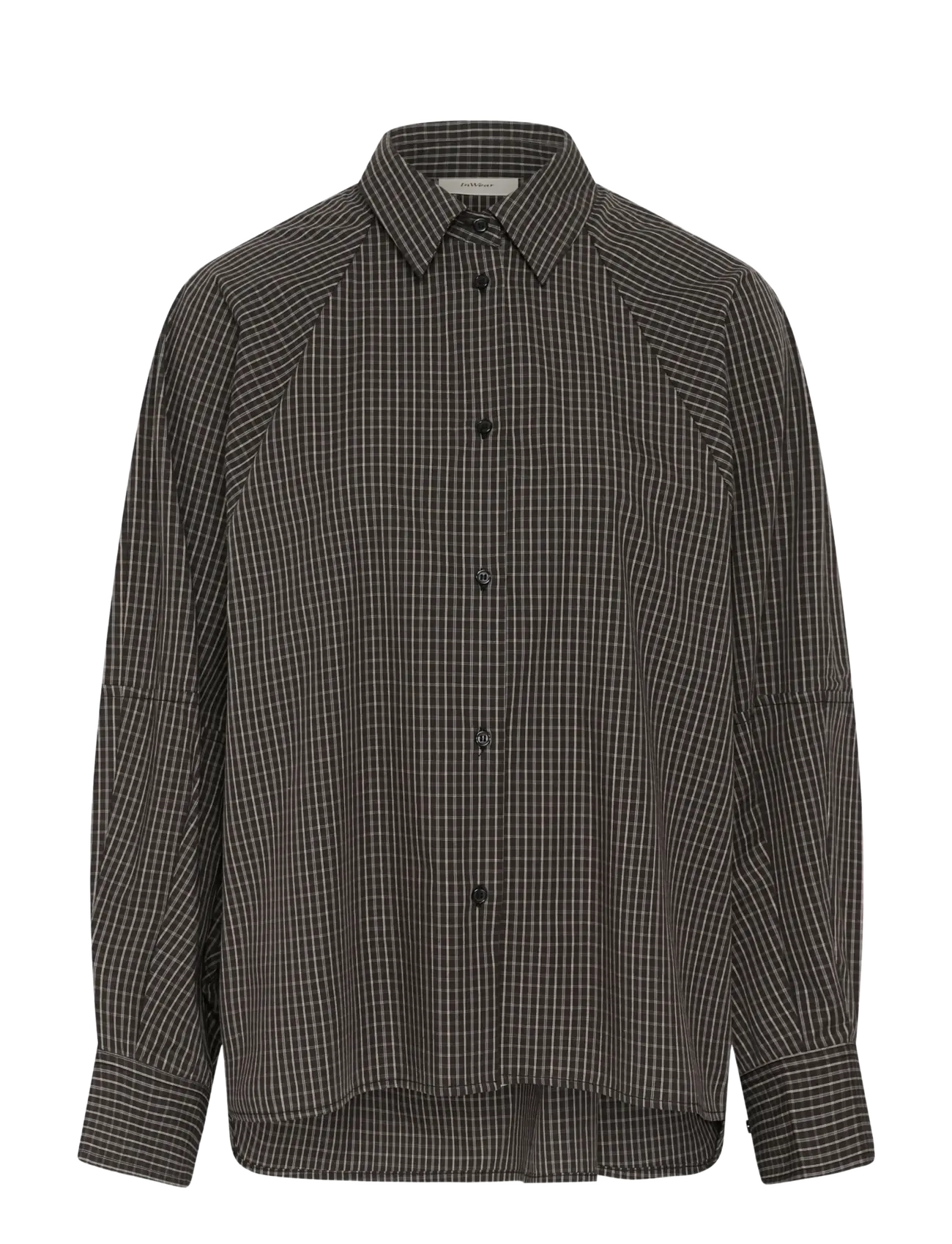 InWear MILLESIW LOOSE SHIRT - Bluser & Skjorter - BLACK GRAPHIC CHECK / black