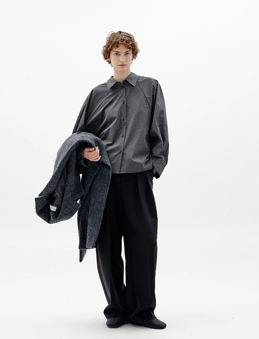 InWear - MILLESIW LOOSE SHIRT - langärmlige hemden - black graphic check - 0