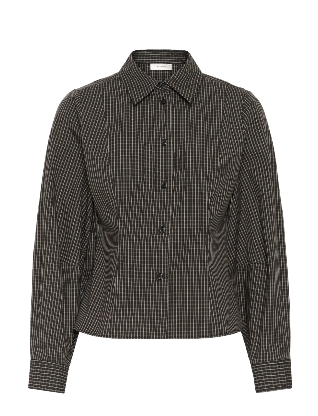 InWear MILLESIW FITTED SHIRT - Bluser & Skjorter - BLACK GRAPHIC CHECK / black