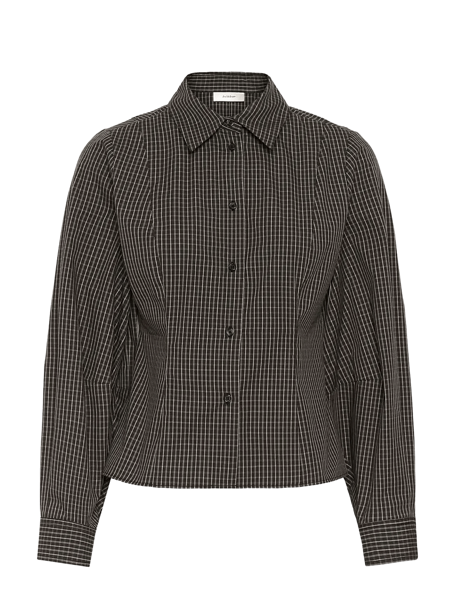InWear - MILLESIW FITTED SHIRT - black graphic check - 1