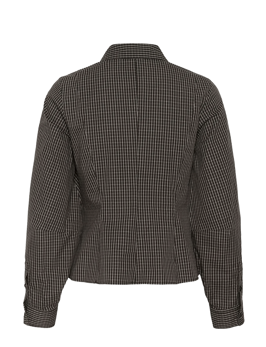 InWear - MILLESIW FITTED SHIRT - black graphic check - 2