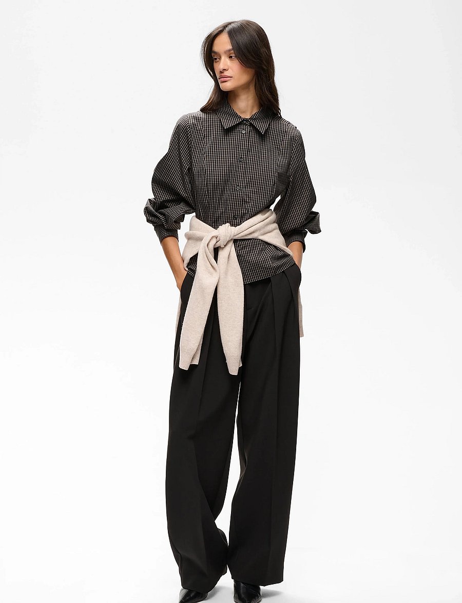 InWear - MILLESIW FITTED SHIRT - black graphic check - 0
