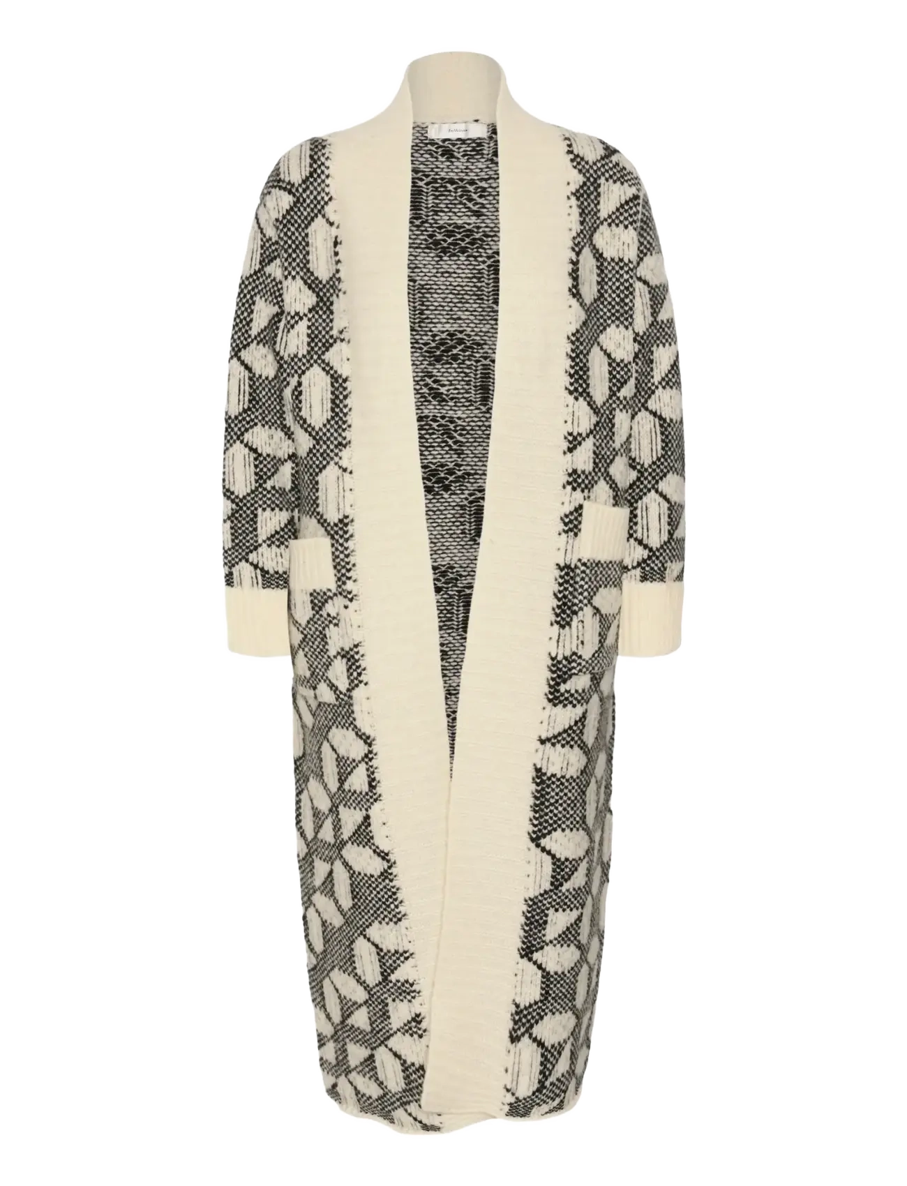 InWear TULAIW CARDIGAN - Kleidung - GRAFIC TILE PATTERN / cream