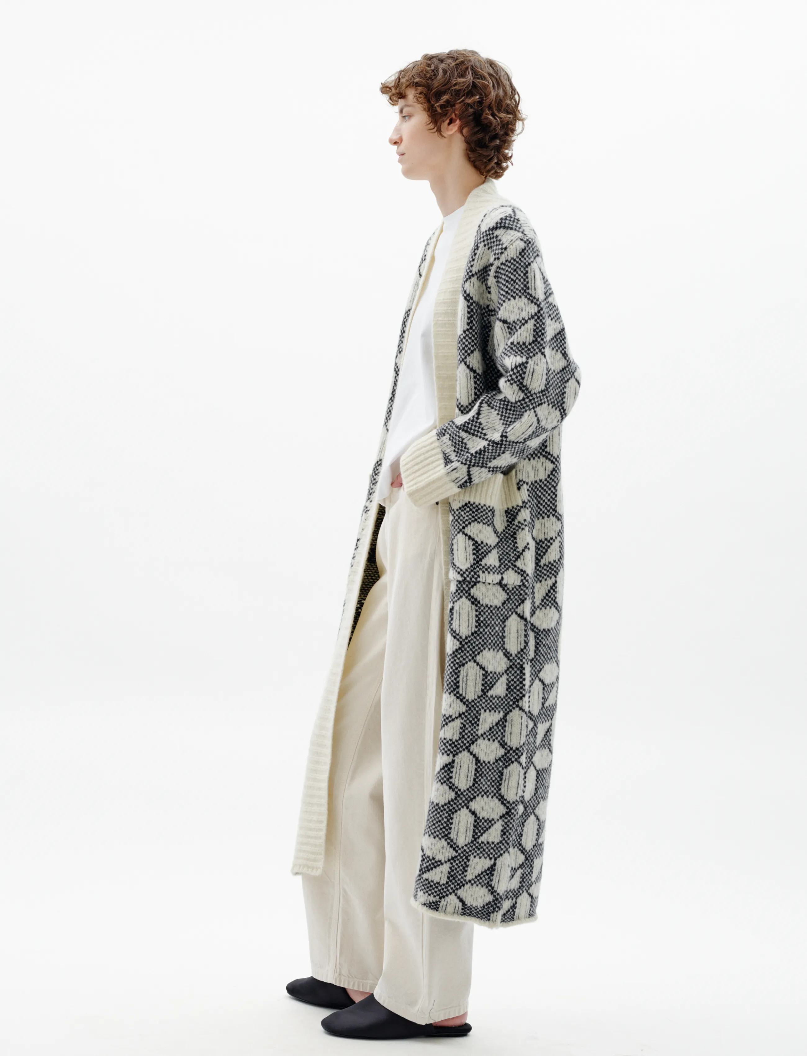 InWear TULAIW CARDIGAN - InWear - GRAFIC TILE PATTERN / cream