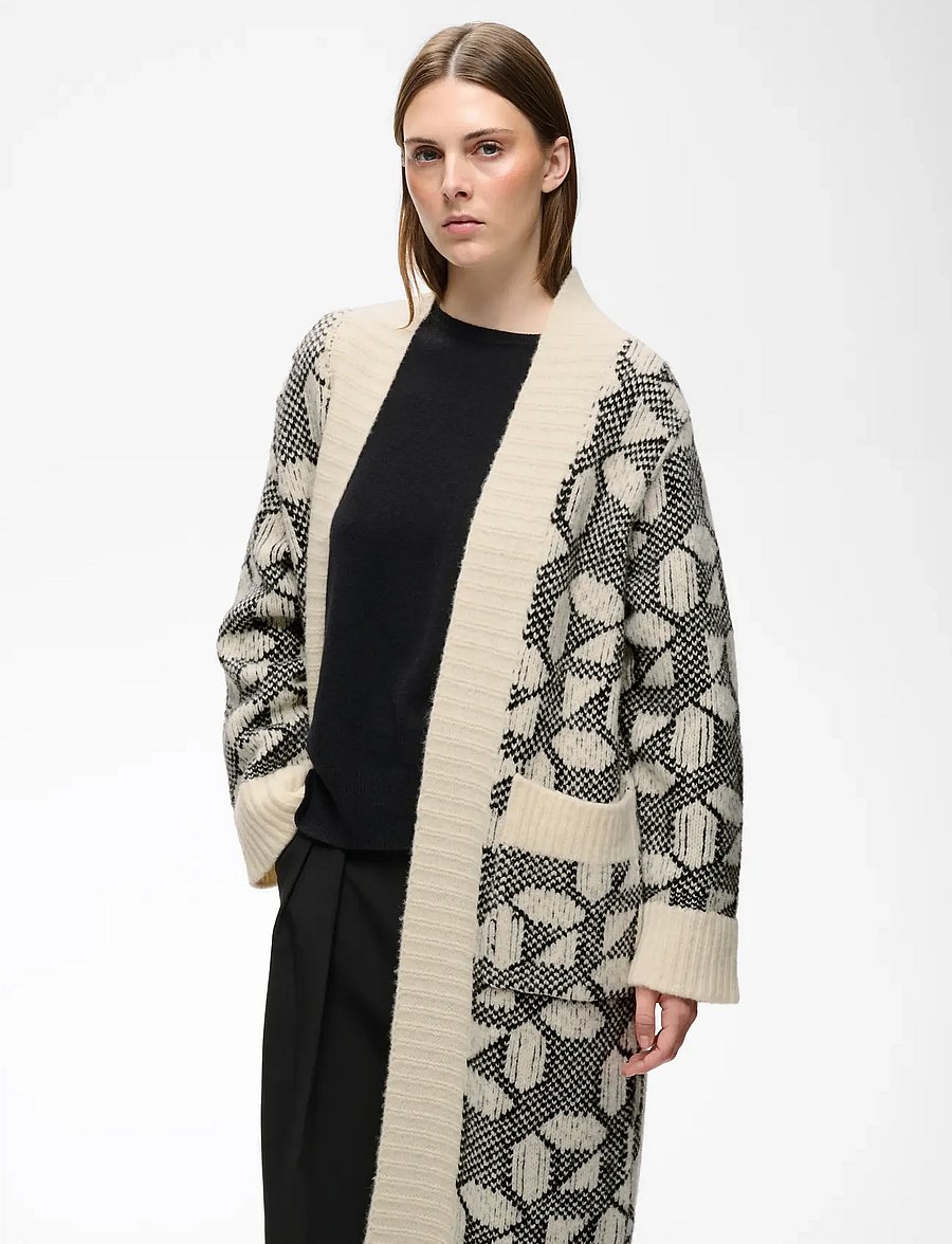 InWear - TULAIW CARDIGAN - strickjacken - grafic tile pattern - 0
