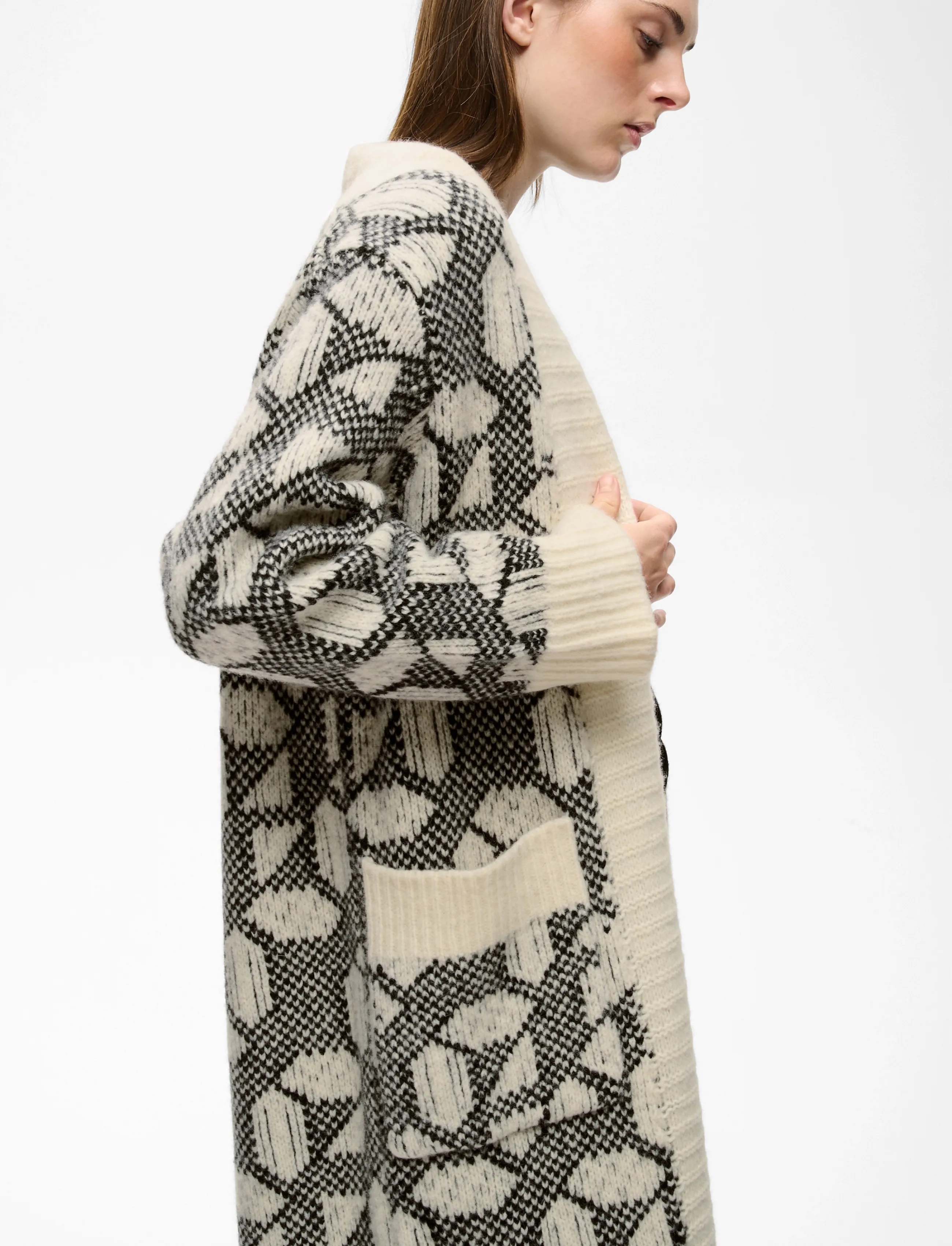 InWear - TULAIW CARDIGAN - cardigans - grafic tile pattern - 3