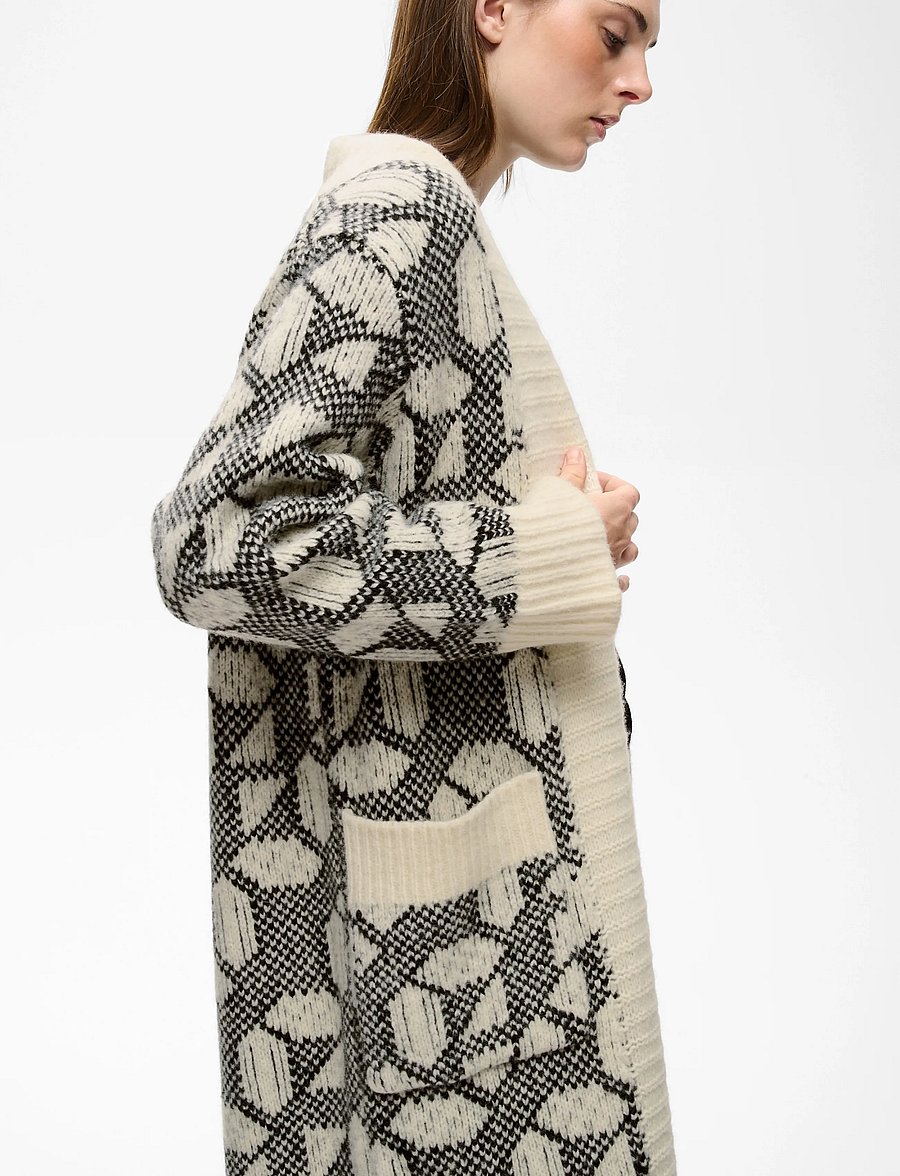InWear - TULAIW CARDIGAN - cardigans - grafic tile pattern - 3