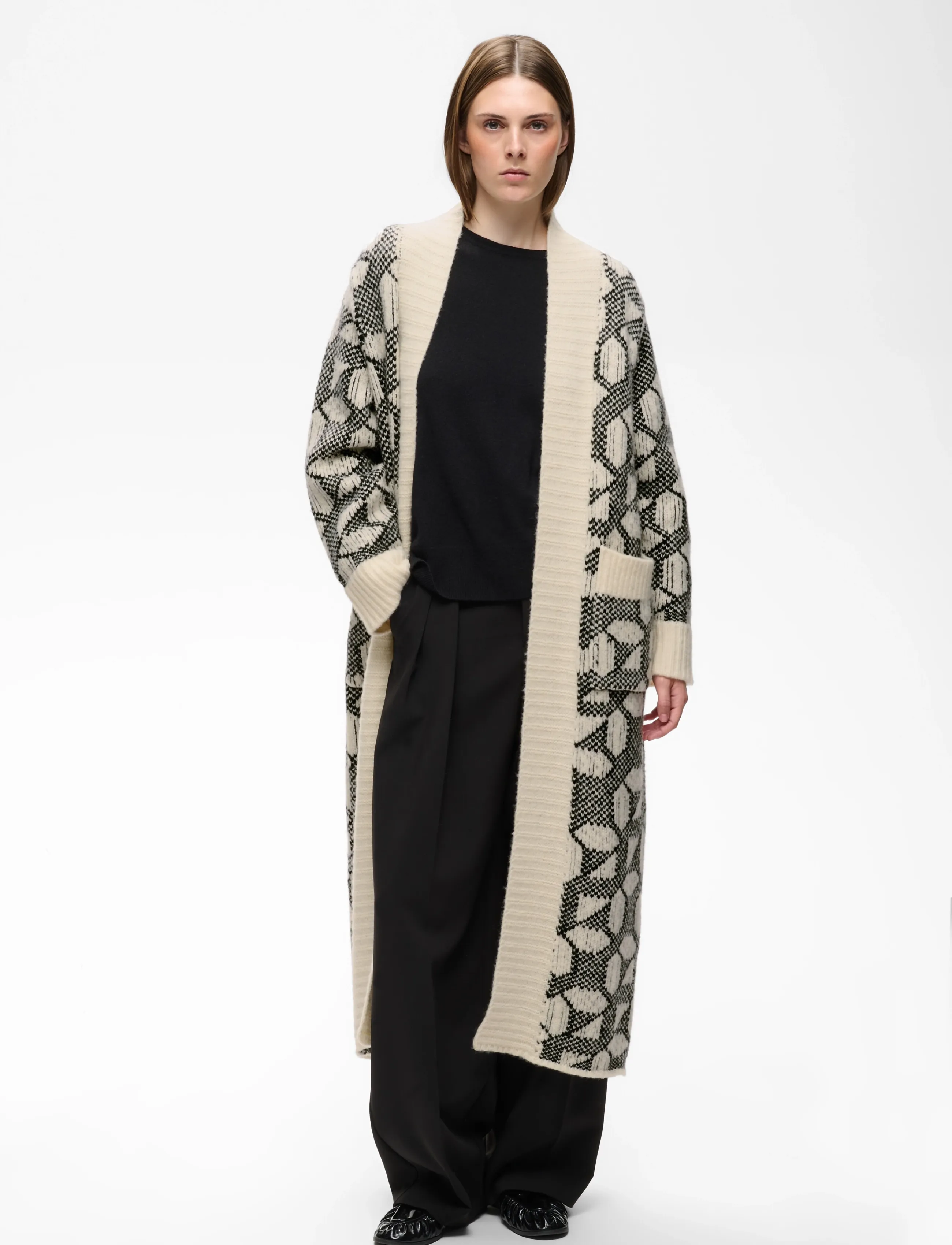 InWear - TULAIW CARDIGAN - cardigans - grafic tile pattern - 4