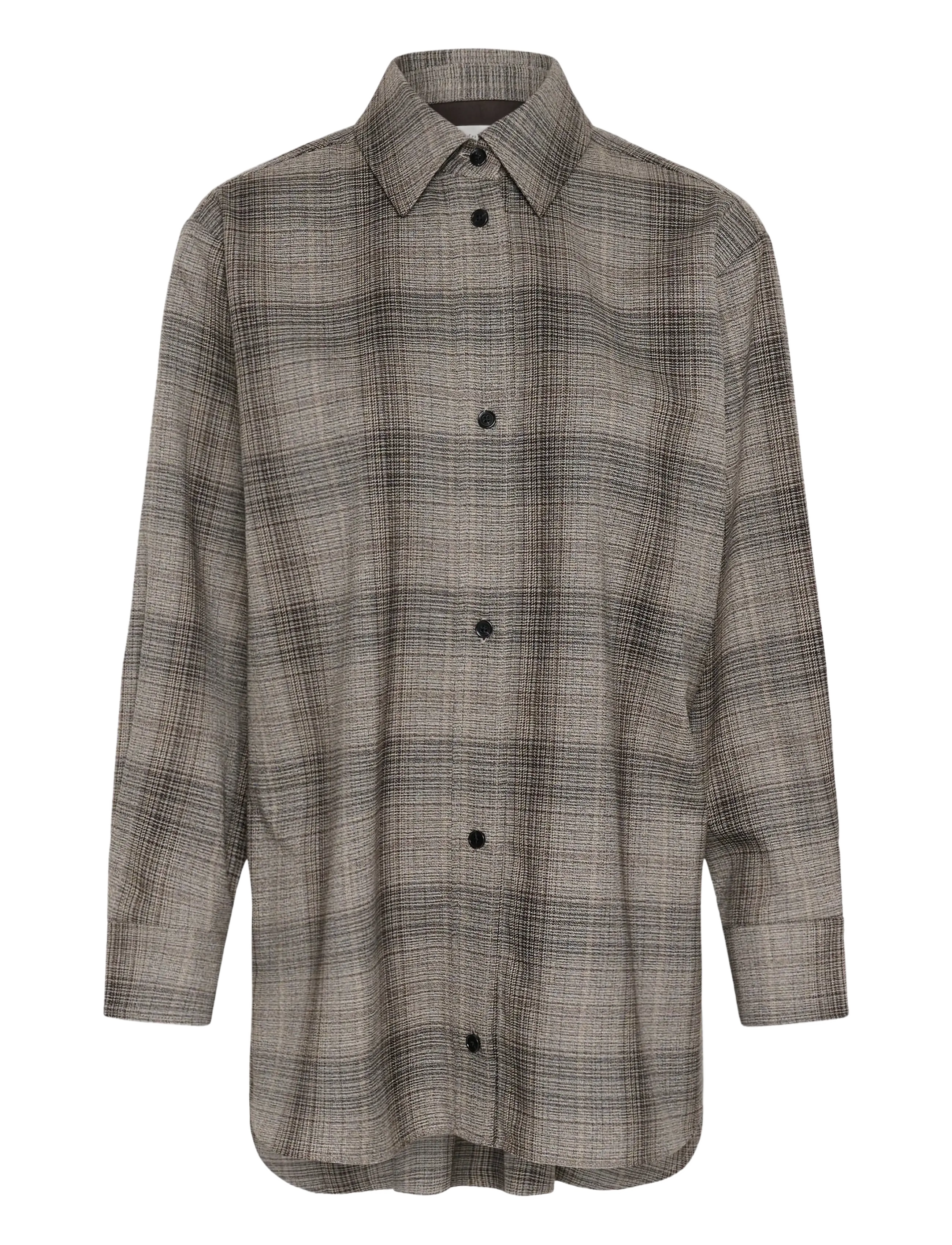 InWear CHECKIEIW SHIRT JACKET - Bluser & Skjorter - BROWN FALL CHECK / brown