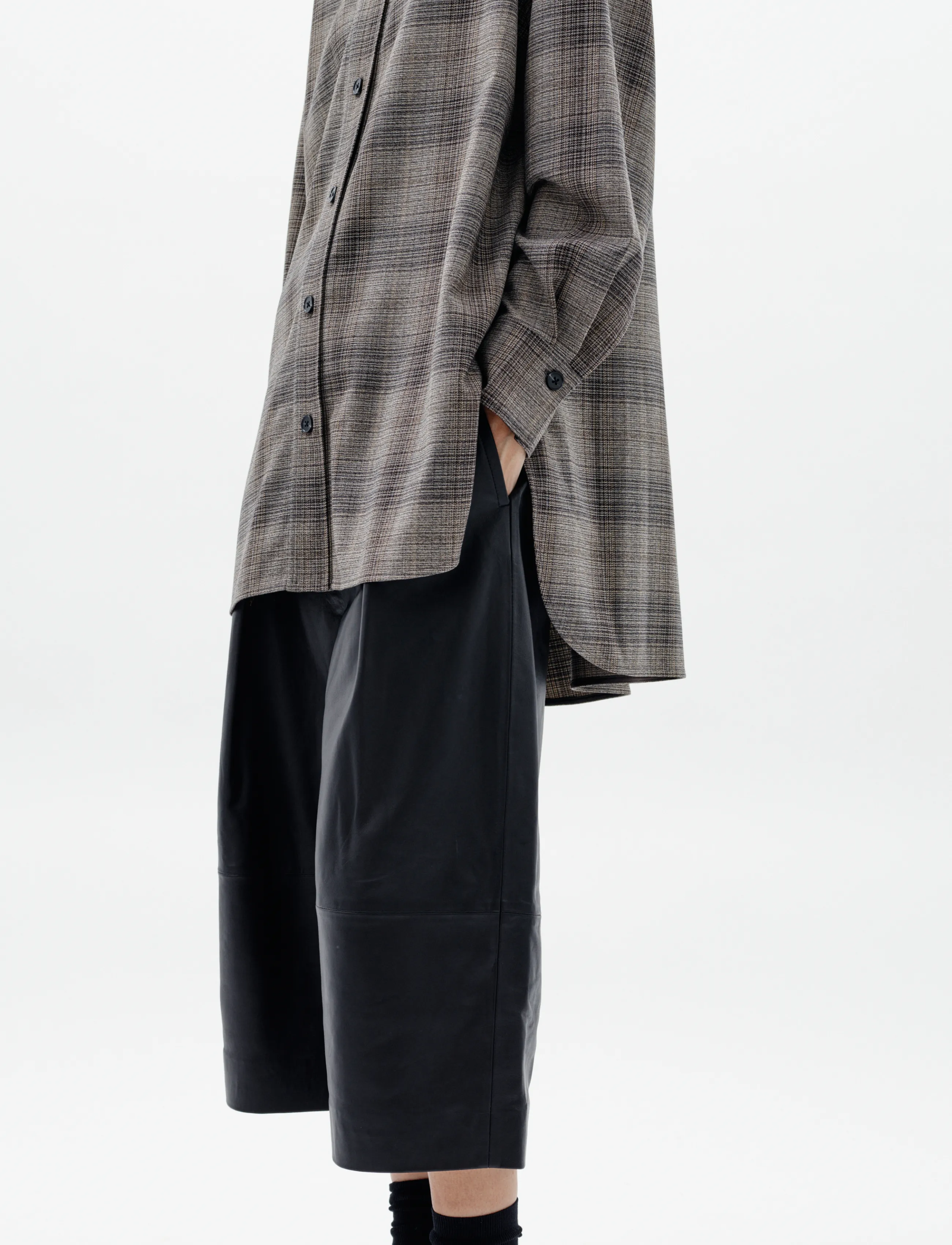InWear - CHECKIEIW SHIRT JACKET - long-sleeved shirts - brown fall check - 3