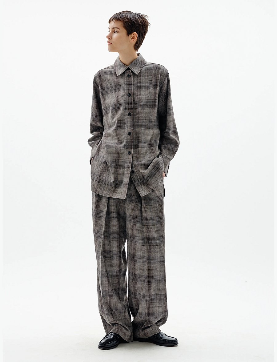 InWear - CHECKIEIW SHIRT JACKET - long-sleeved shirts - brown fall check - 4