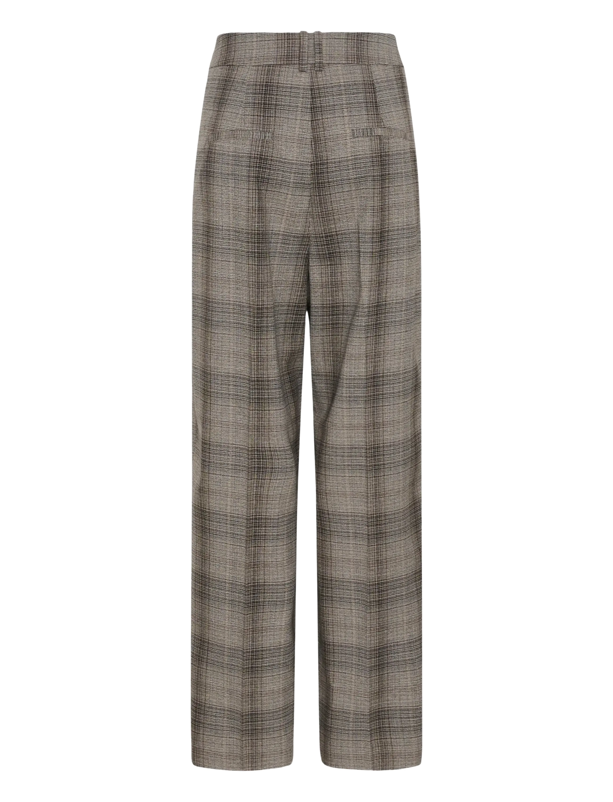 InWear - CHECKIEIW BARREL PANT - brown fall check - 2