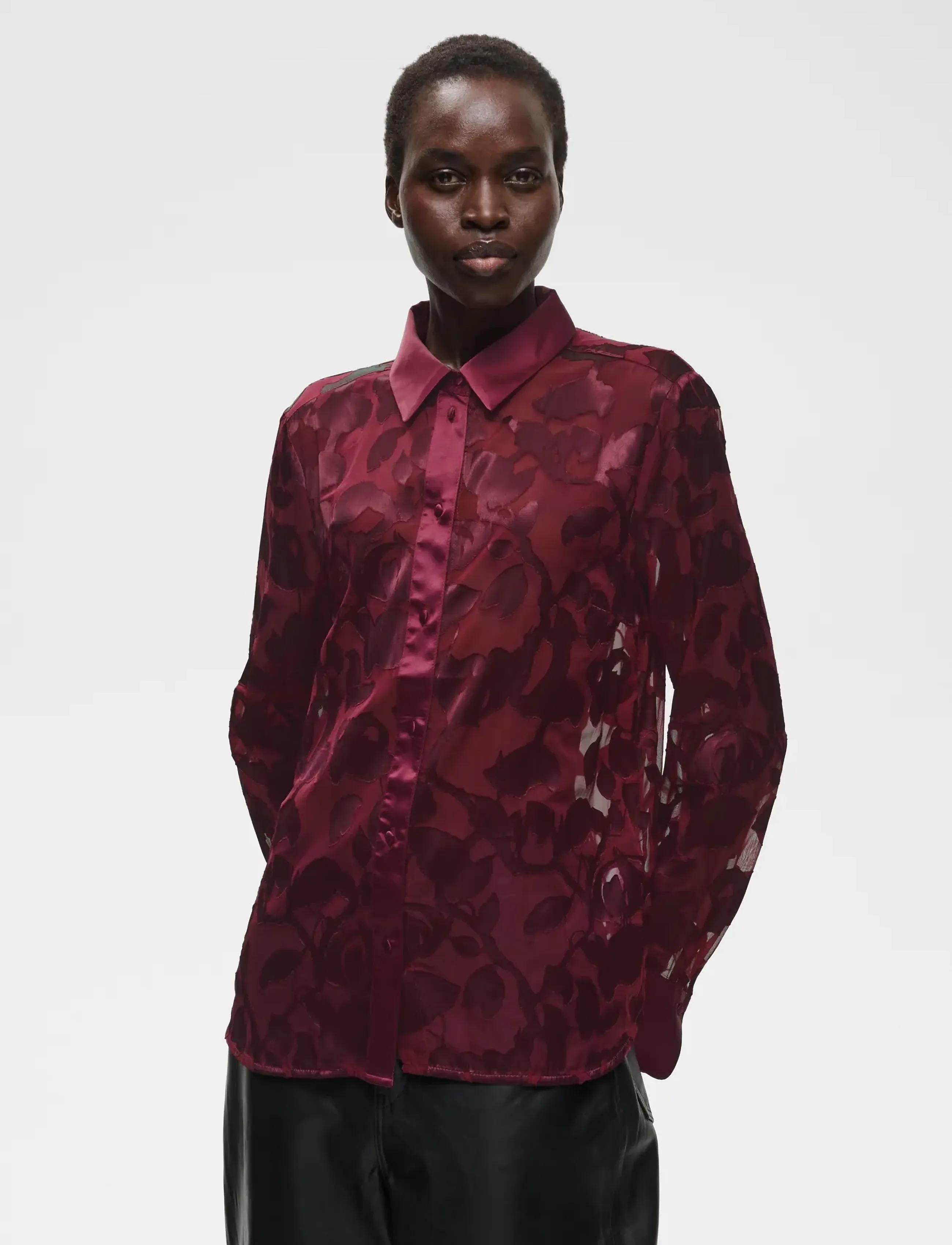 InWear ORIONIW SHIRT - Skjortor - ZINFANDEL / burgundy