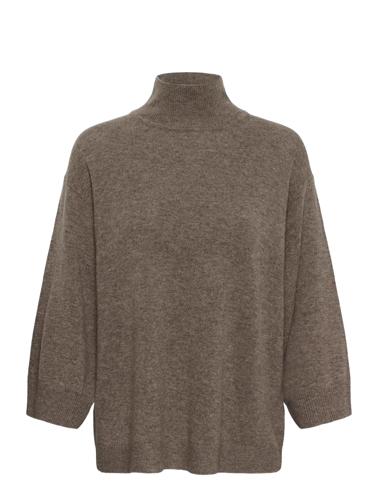 InWear TALLYIW MONIKA HIGHNECK - Pullover - CHOCOLATE BROWN MELANGE / brown