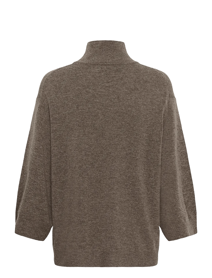 InWear - TALLYIW MONIKA HIGHNECK - kaschmir - chocolate brown melange - 2