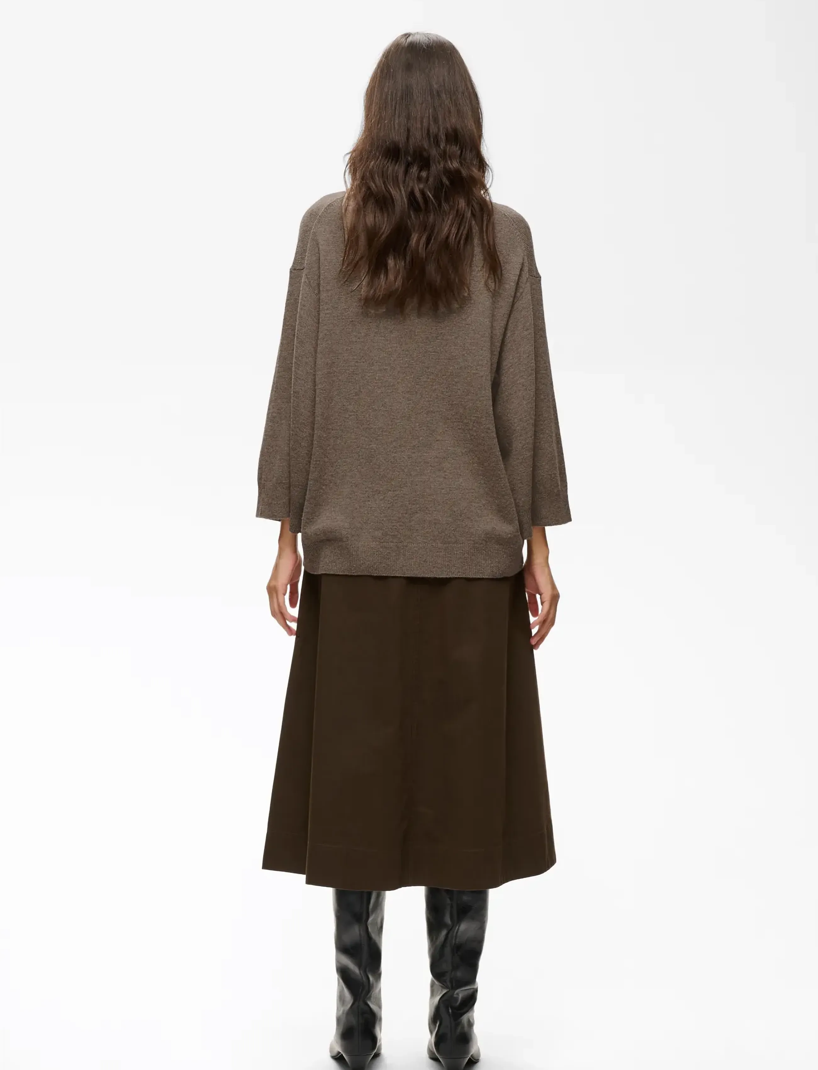 InWear - TALLYIW MONIKA HIGHNECK - herbstliche kleidung - chocolate brown melange - 4