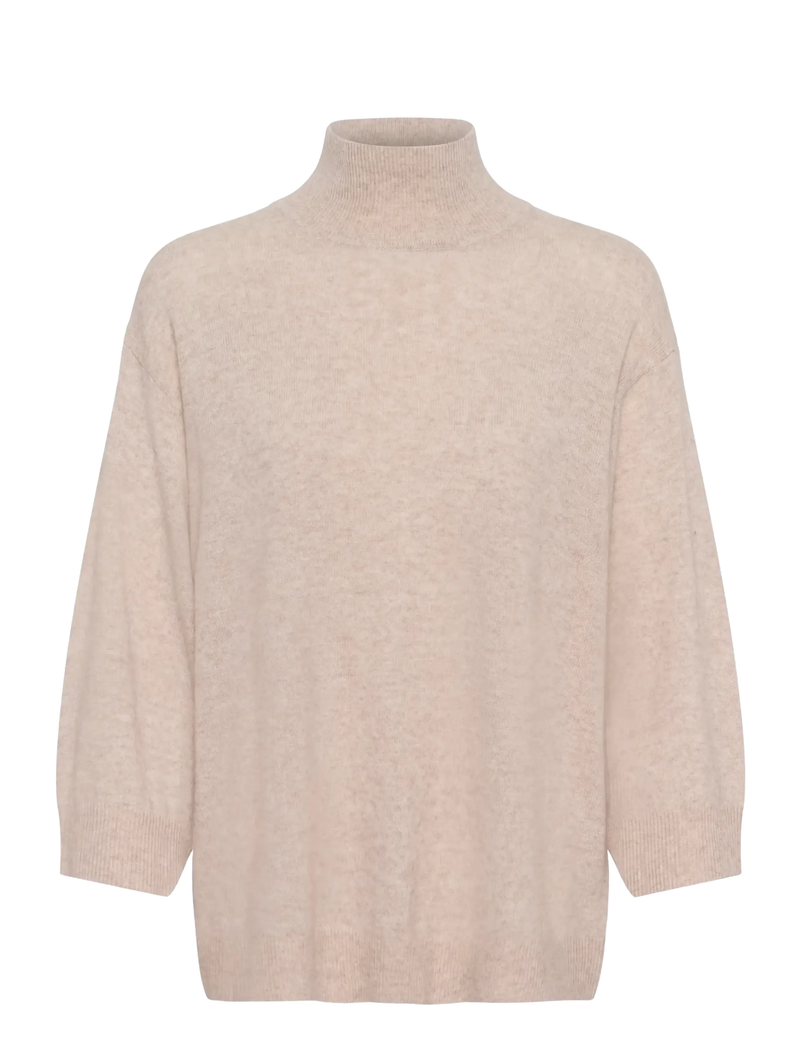 InWear TALLYIW MONIKA HIGHNECK - Pullover - CINDER MELANGE / beige