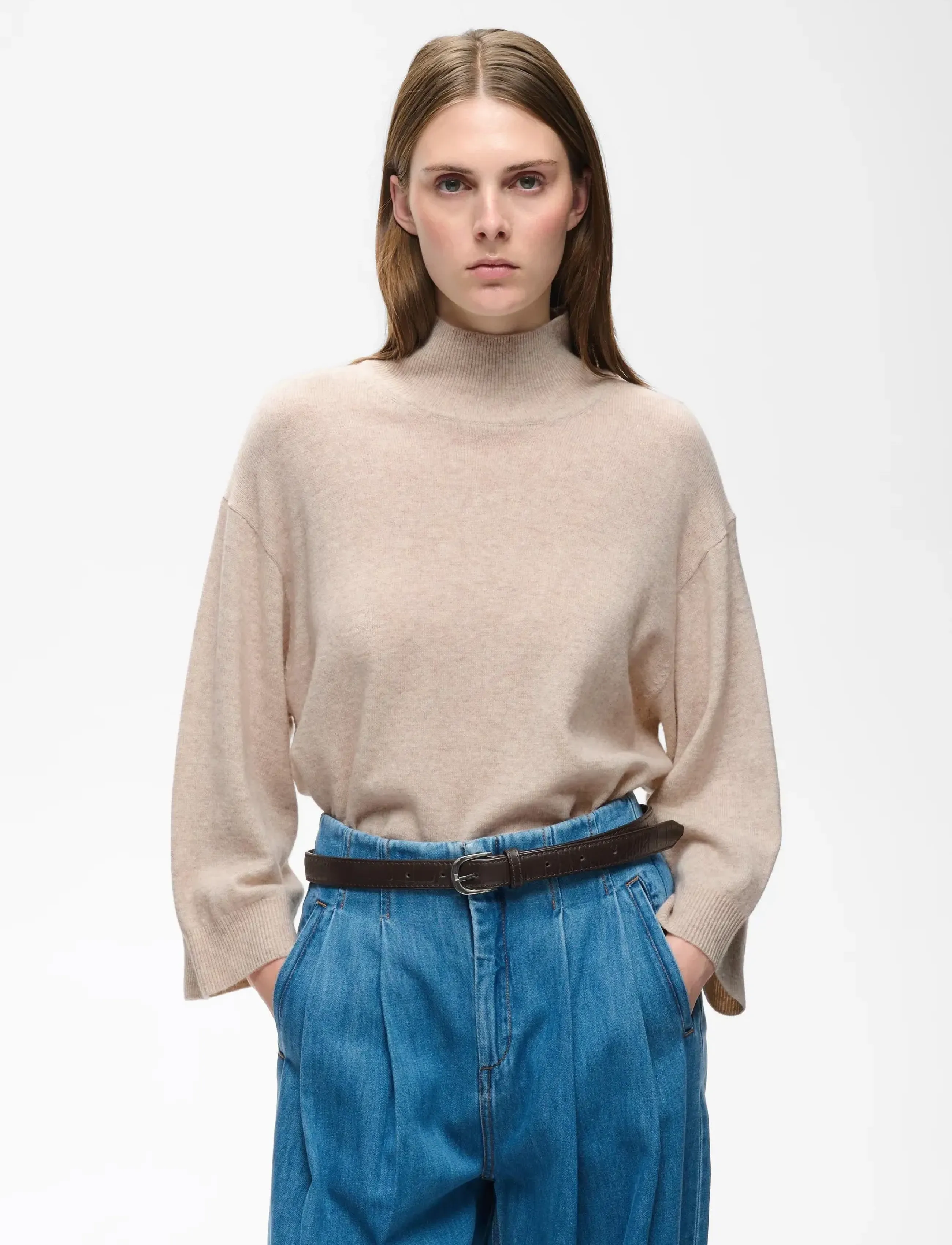 InWear - TALLYIW MONIKA HIGHNECK - herbstliche kleidung - cinder melange - 0