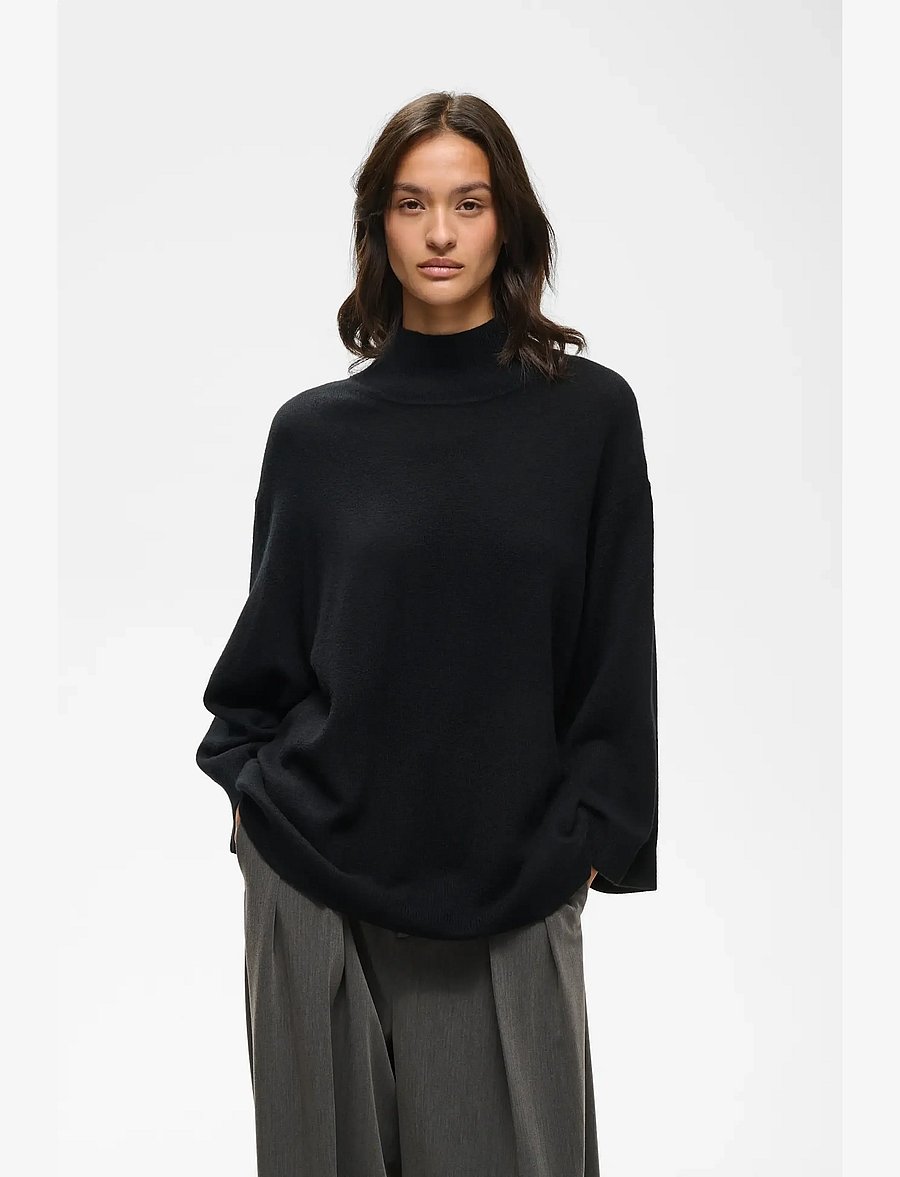 InWear - TALLYIW MONIKA V-NECK - kaschmir - black - 0