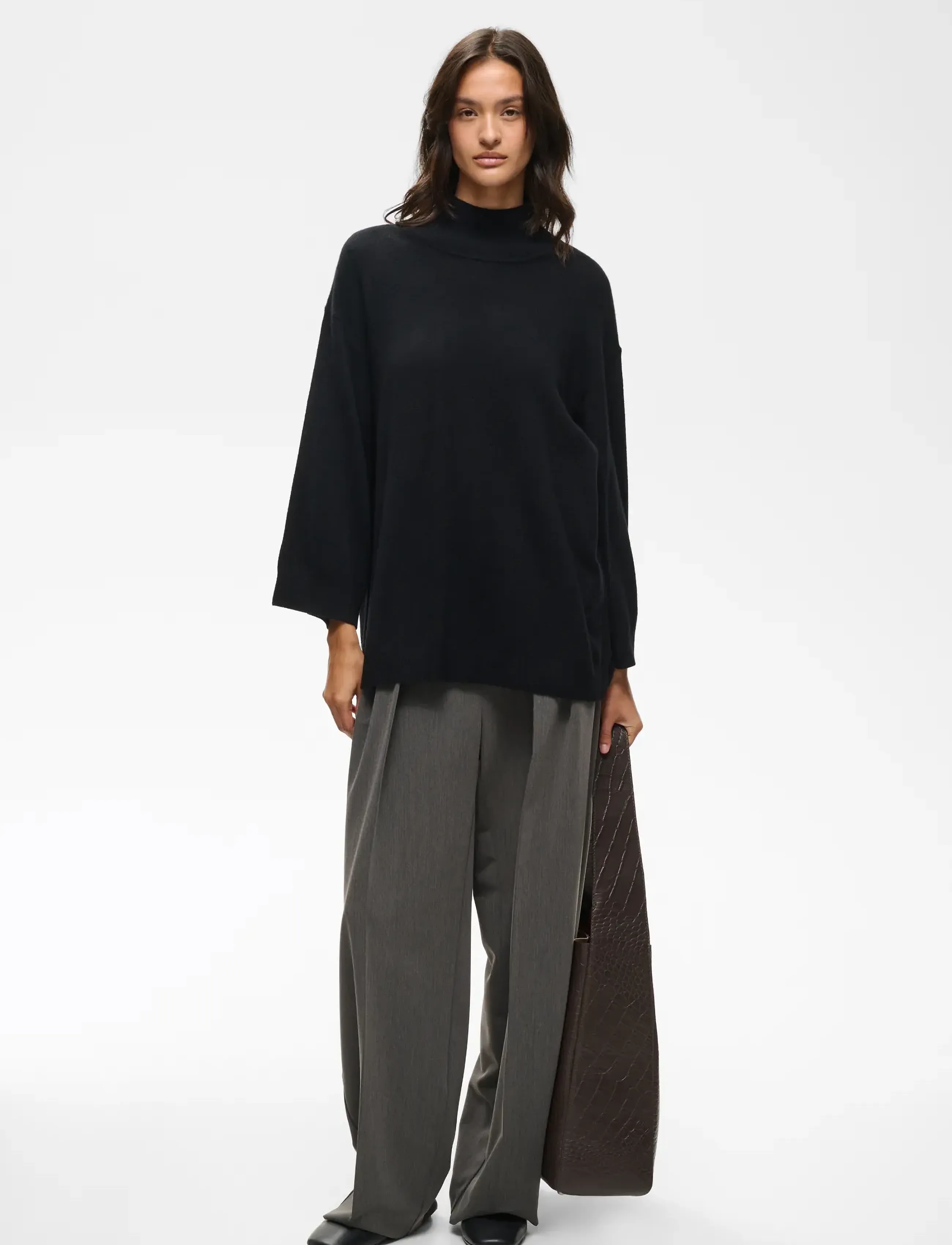 InWear - TALLYIW MONIKA V-NECK - höstkläder - black - 3