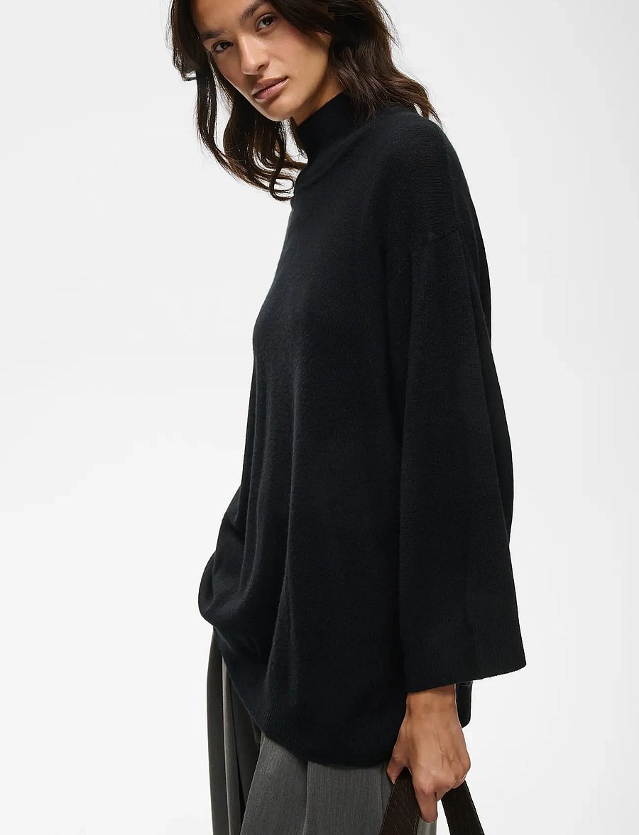 InWear - TALLYIW MONIKA V-NECK - kaschmir - black - 5