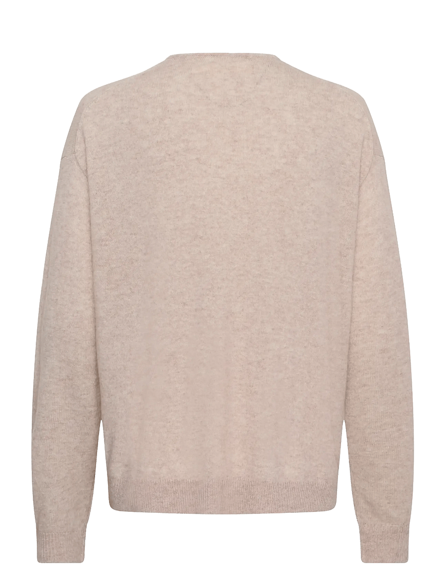 InWear - TALLYIW MONIKA V-NECK - kaschmir - cinder melange - 2