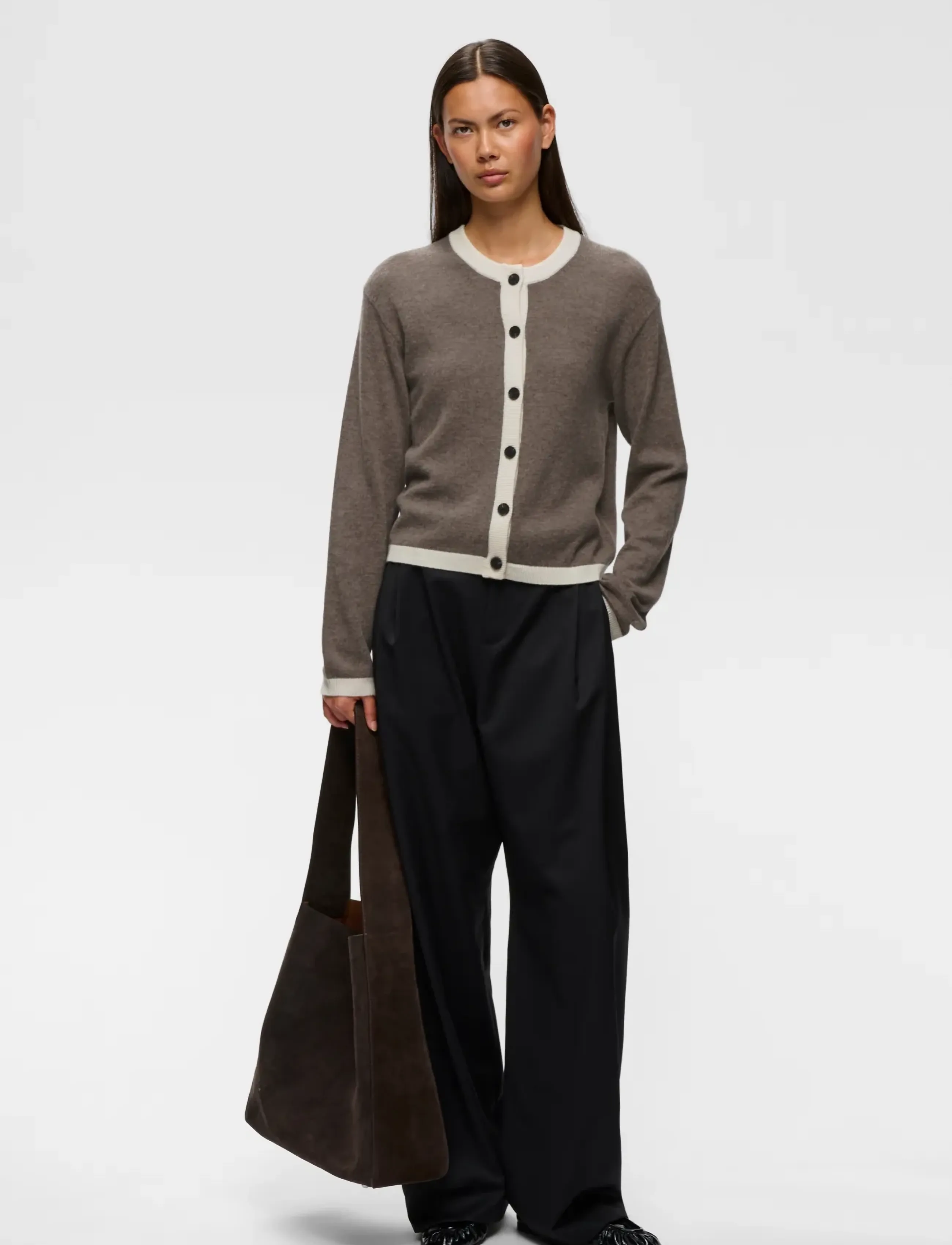 InWear - TALLYIW MONIKA CARDIGAN - autumn clothing - chocolate brown melange - 3