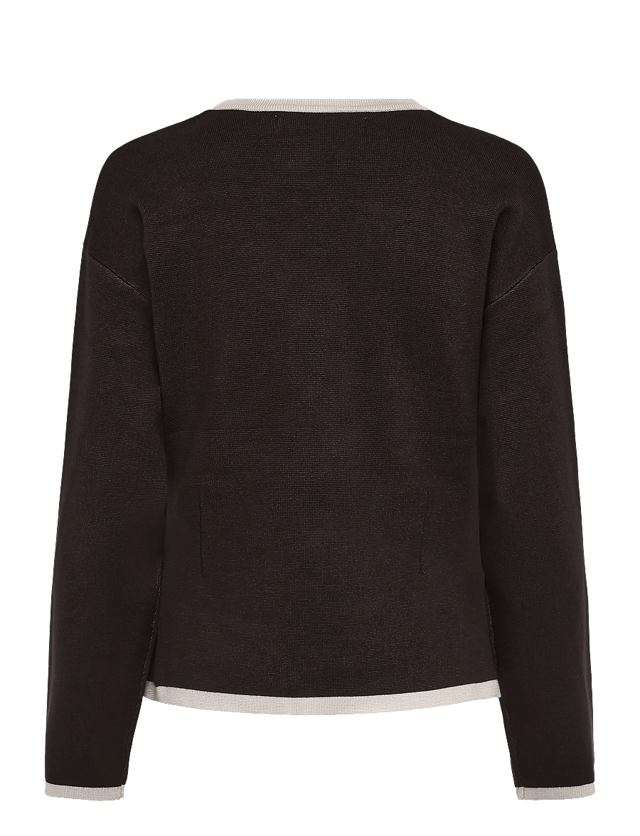 InWear - YENAHIW CONTRAST CARDIGAN - cardigans - chocolate brown - 1