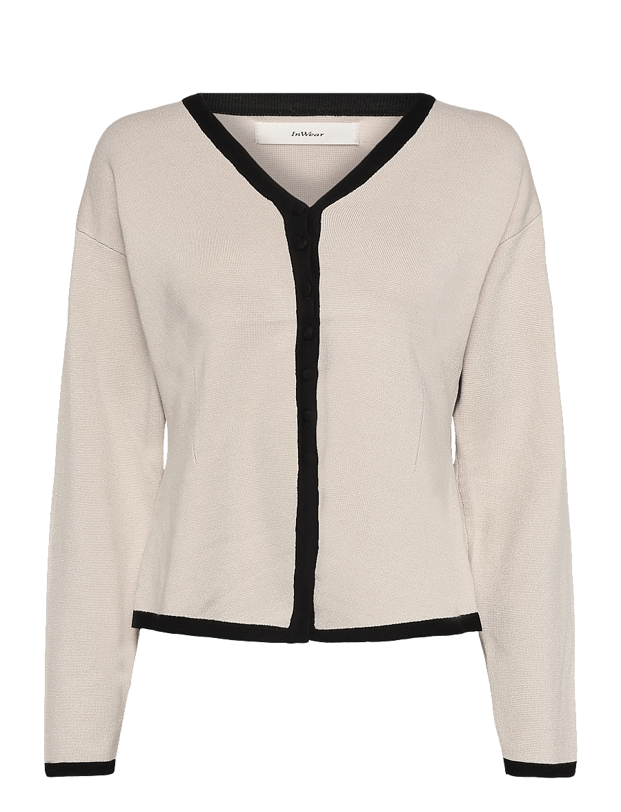 InWear - YENAHIW CONTRAST CARDIGAN - strickjacken - haze - 1