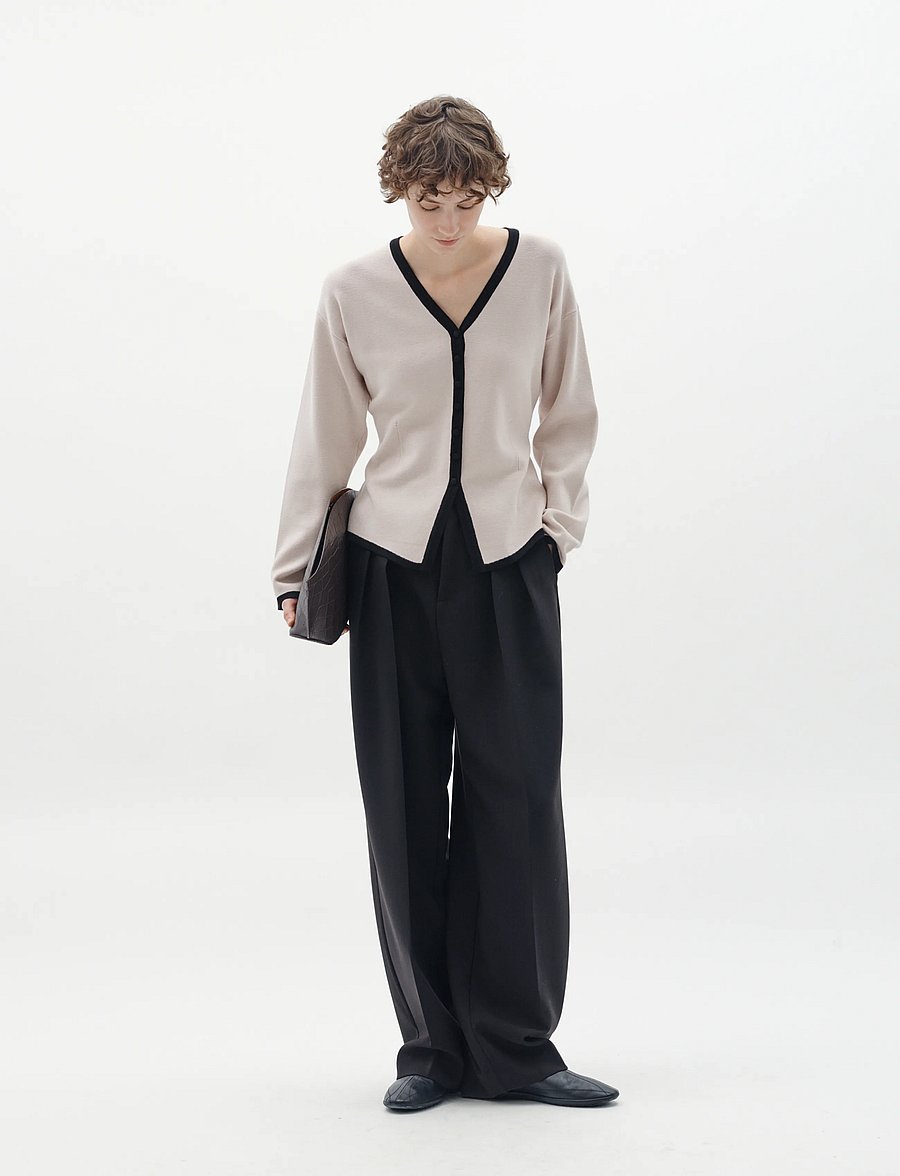 InWear - YENAHIW CONTRAST CARDIGAN - strickjacken - haze - 0