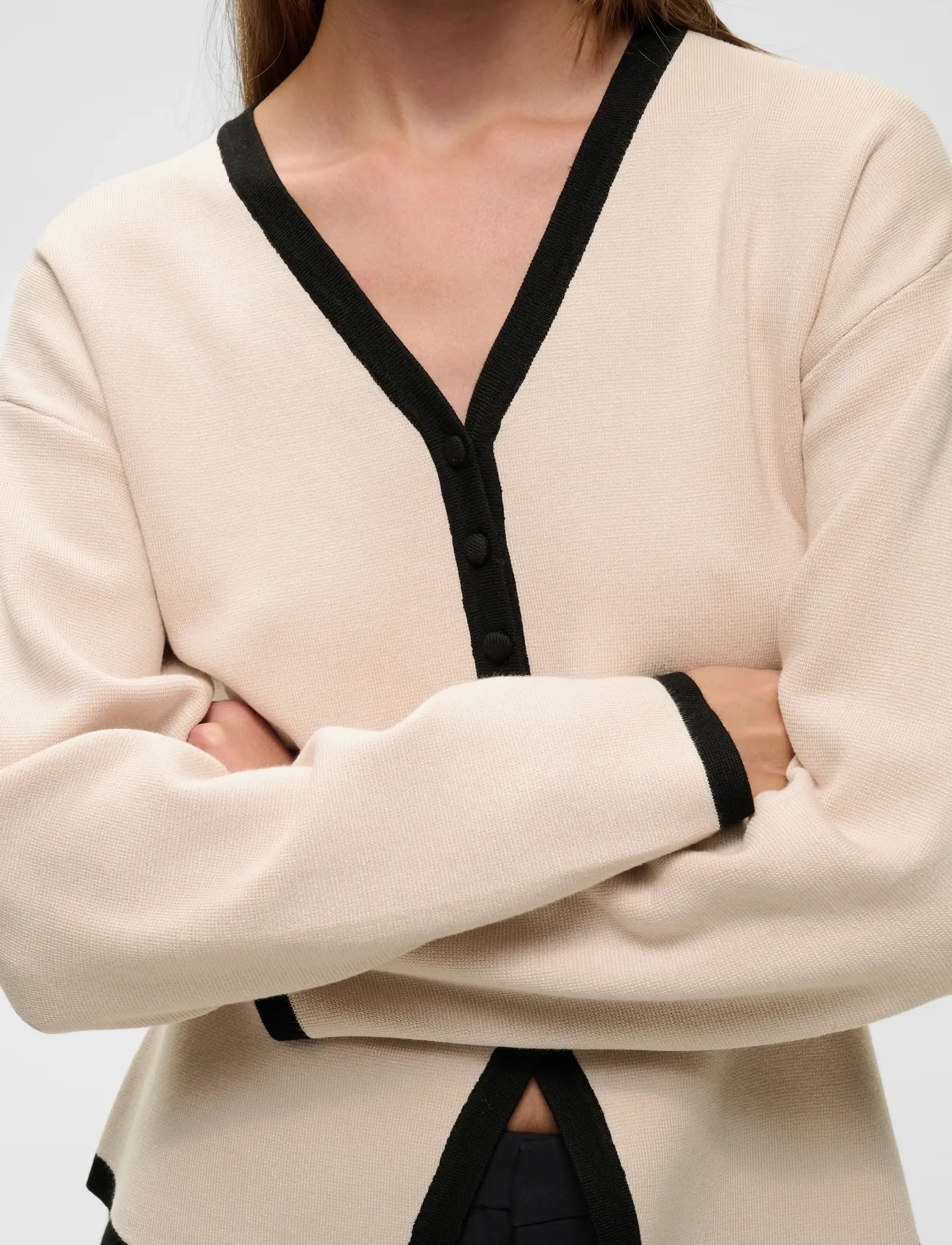 InWear - YENAHIW CONTRAST CARDIGAN - kardiganid - haze - 3