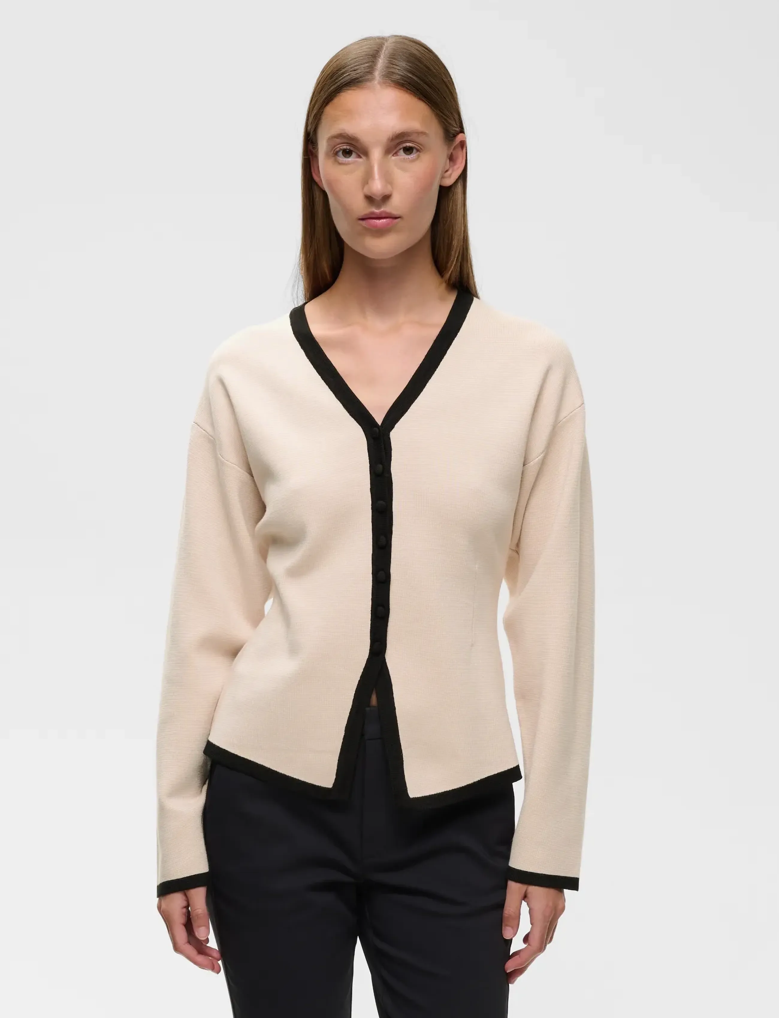 InWear - YENAHIW CONTRAST CARDIGAN - kardiganid - haze - 4