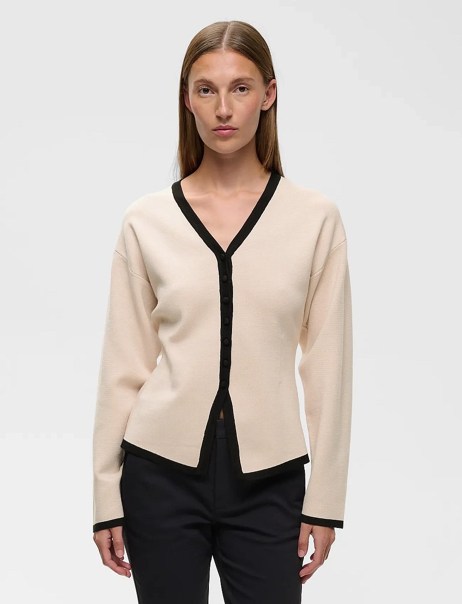 InWear - YENAHIW CONTRAST CARDIGAN - kardiganid - haze - 4