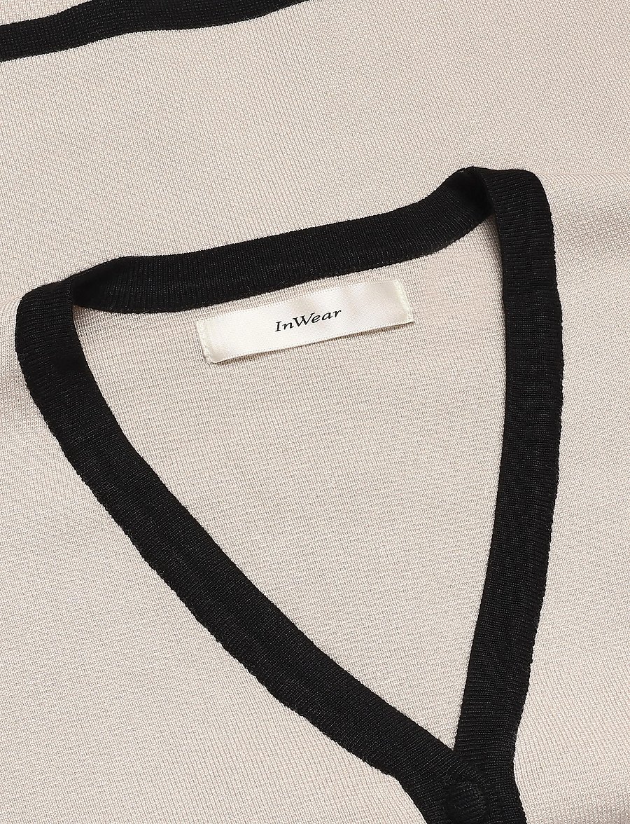 InWear - YENAHIW CONTRAST CARDIGAN - strickjacken - haze - 3