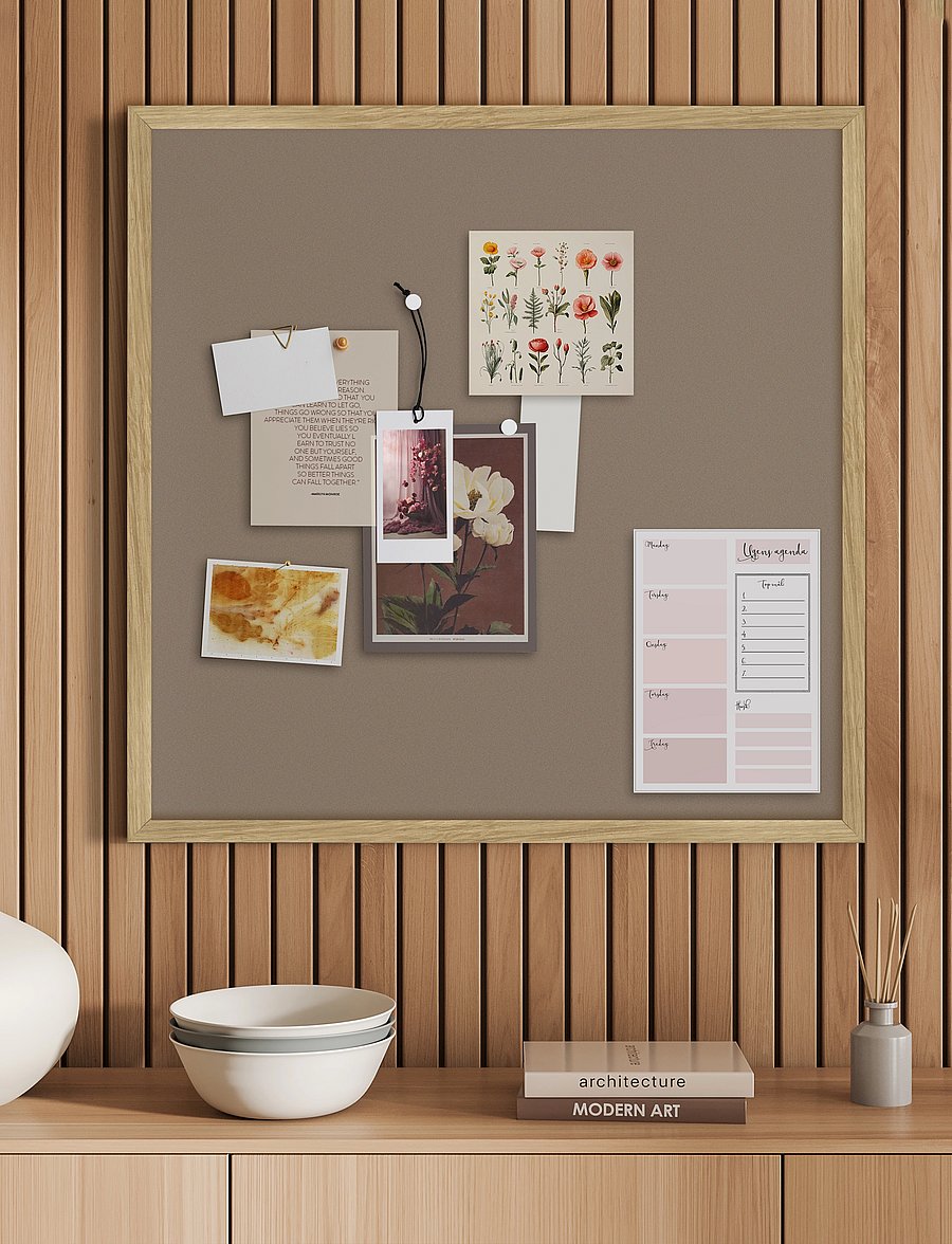 Incado - PinBoards: Riche Beige Pin - teadetetahvlid ja korkplaadid - beige - 2
