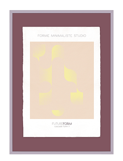 Incado Artist Paper - Cascade Form II - Posters & Frames - MULTI-COLORED / multi